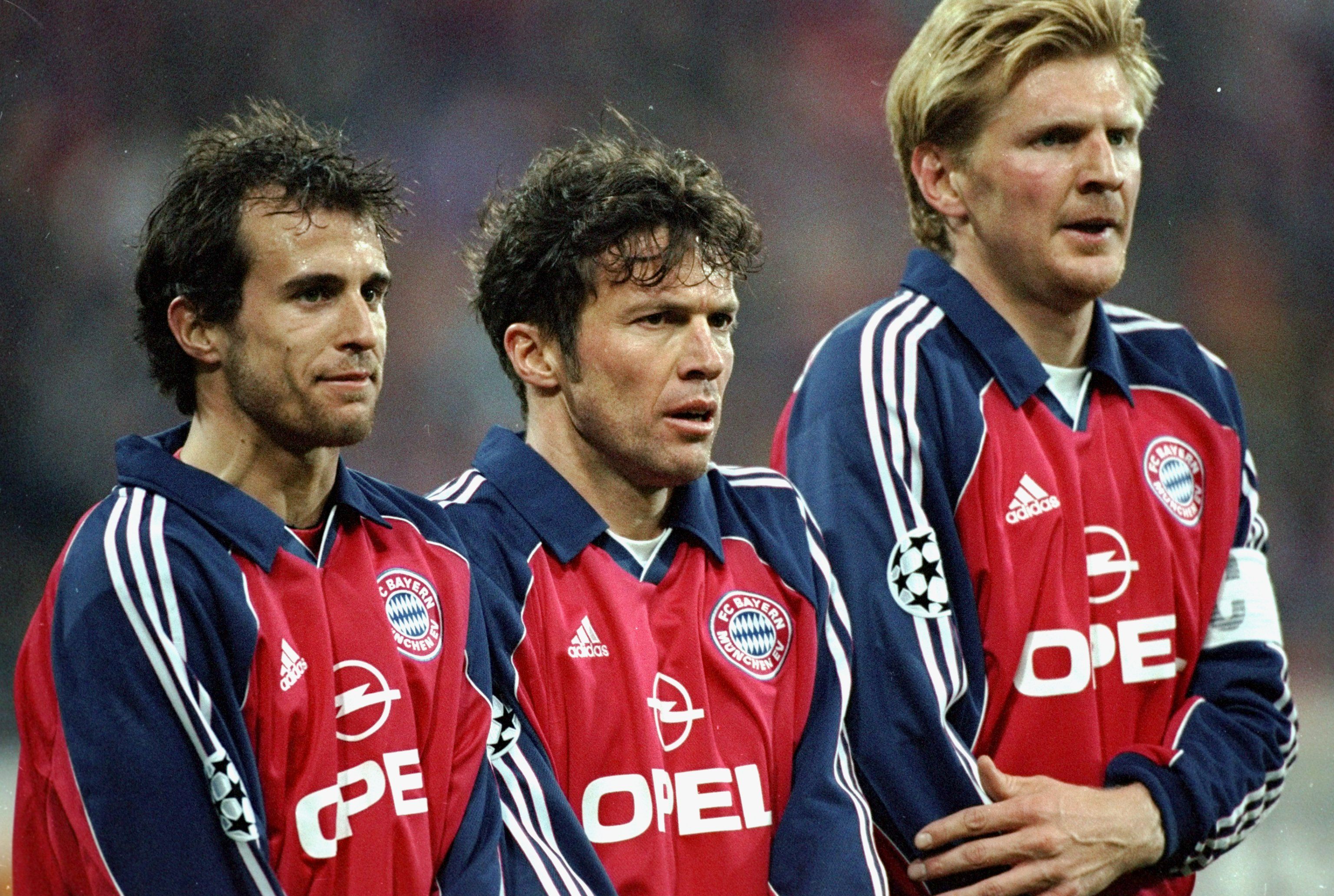 Lothar Matthaus, Mehmet Scholl and Steffan Effenberg