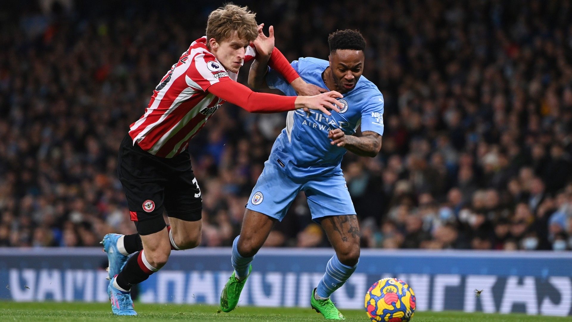 Raheem Sterling Man City Brentford 2022