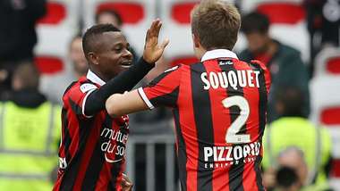 Jean-Michael Seri Arnaud Souquet Nice Guingamp Ligue 1 29012017