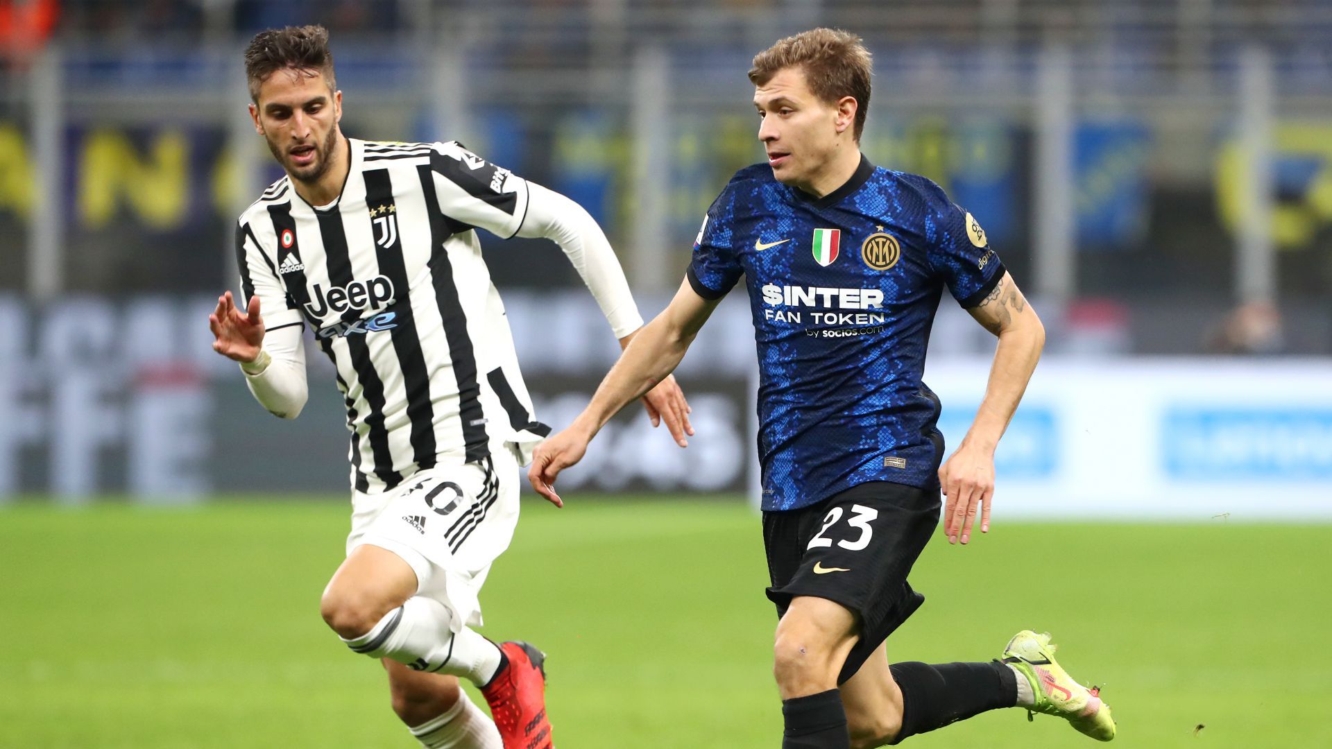 Nicolo Barella Inter Juventus Serie A
