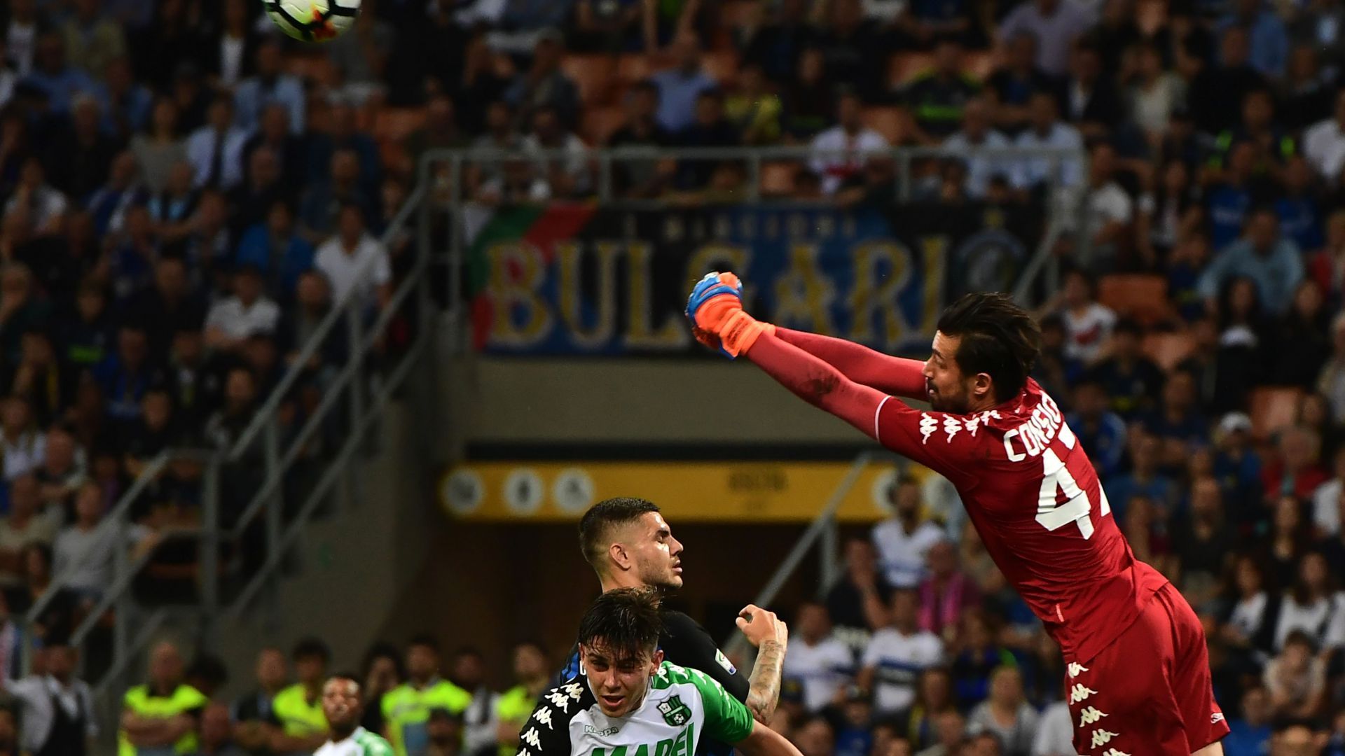 Andrea Consigli Inter Sassuolo Serie A