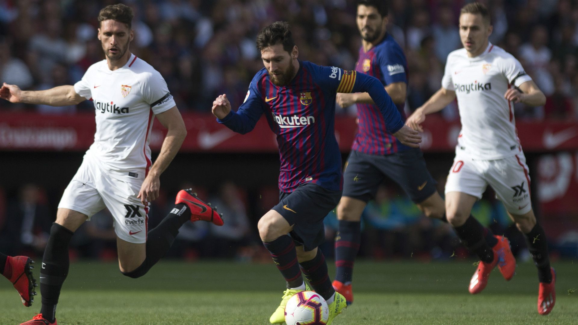 LIONEL MESSI SEVILLA BARCELONA LALIGA