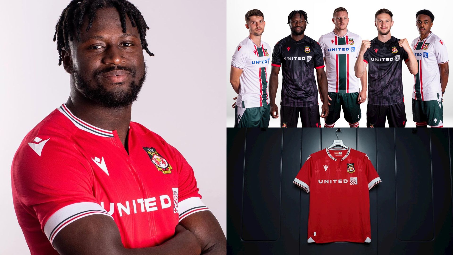 Wrexham 2023-24 kit collection