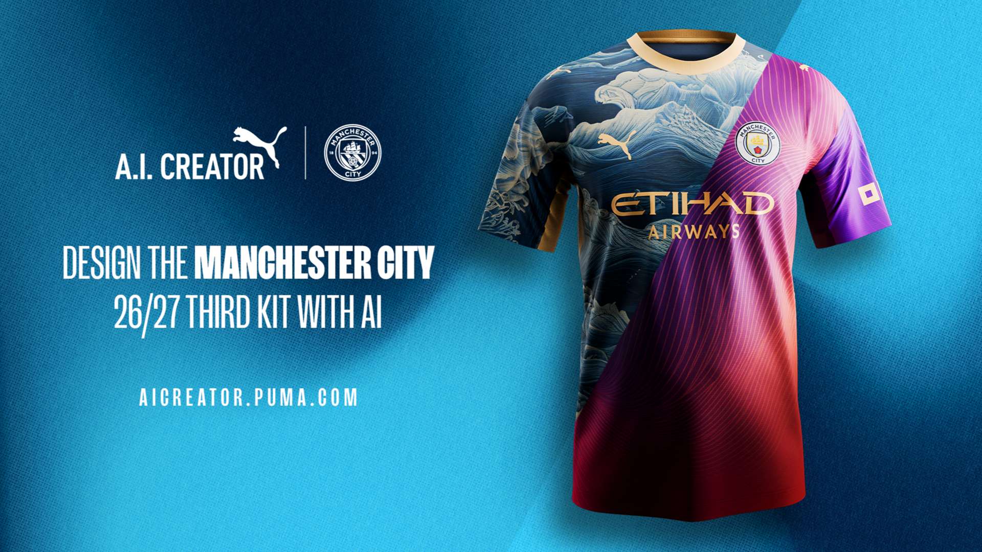 Manchester City AI kit design