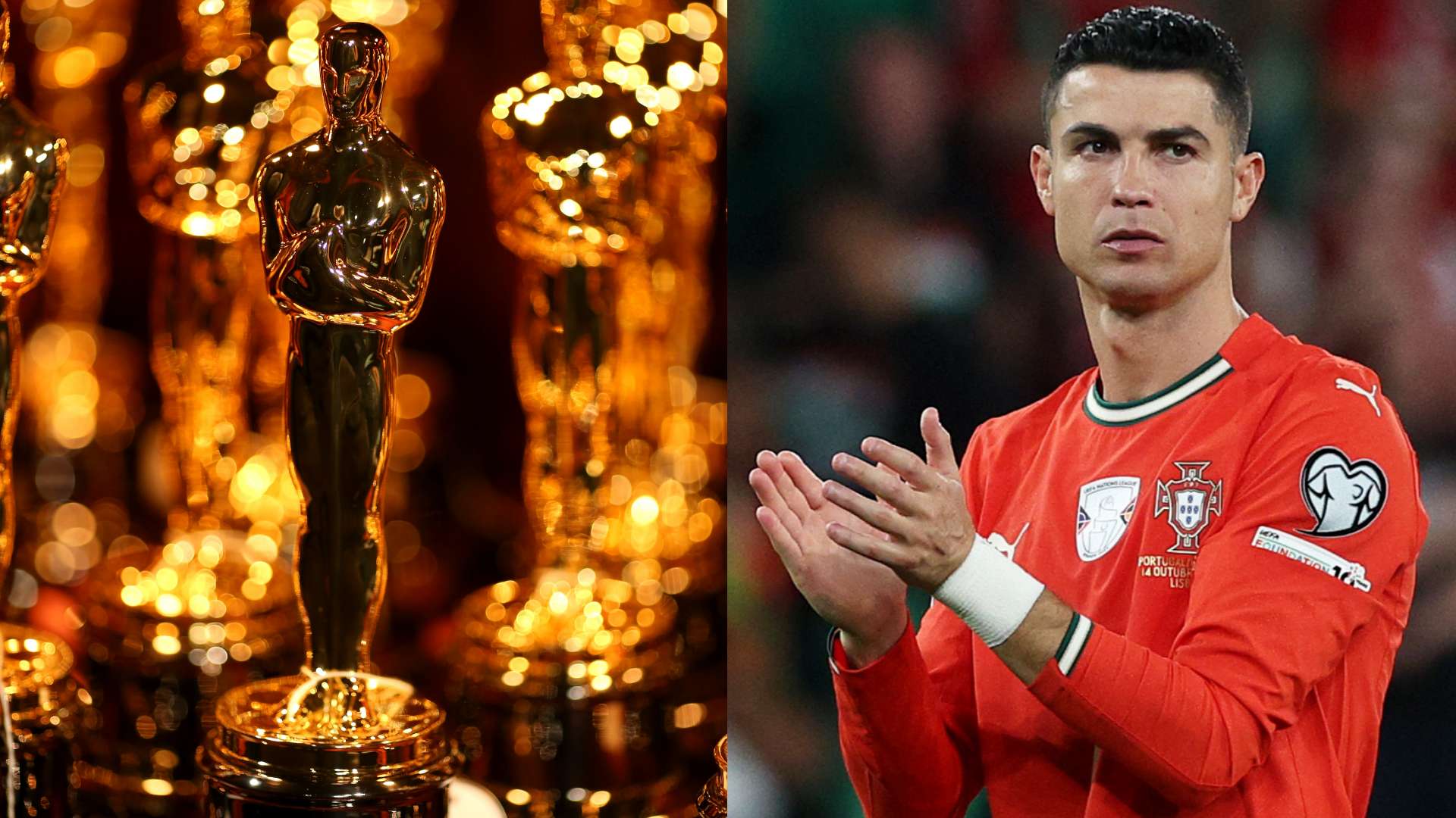 Cristiano Ronaldo Oscar trophy