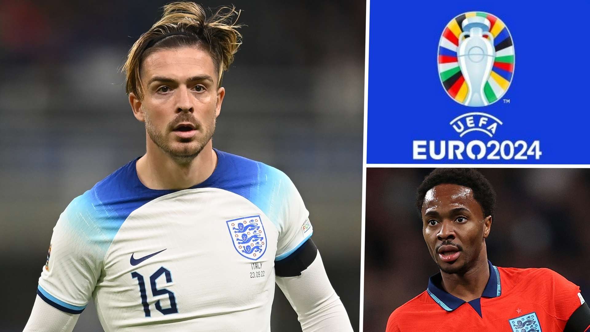 Jack Grealish Raheem Sterling England Euro 2024