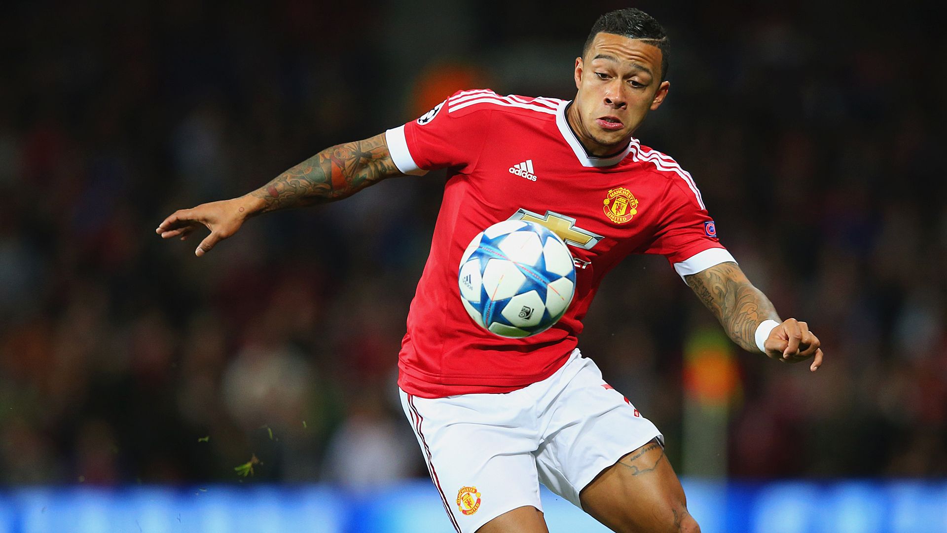 Memphis Depay Manchester United Champions League VfL Wolfsburg 30092015