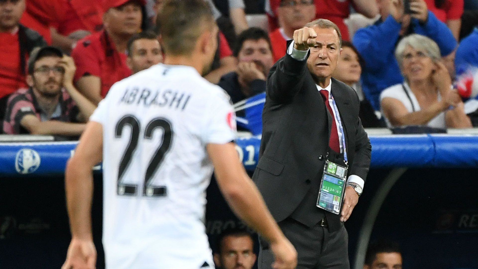 Gianni De Biasia France Albania UEFA Euro 2016 15062016