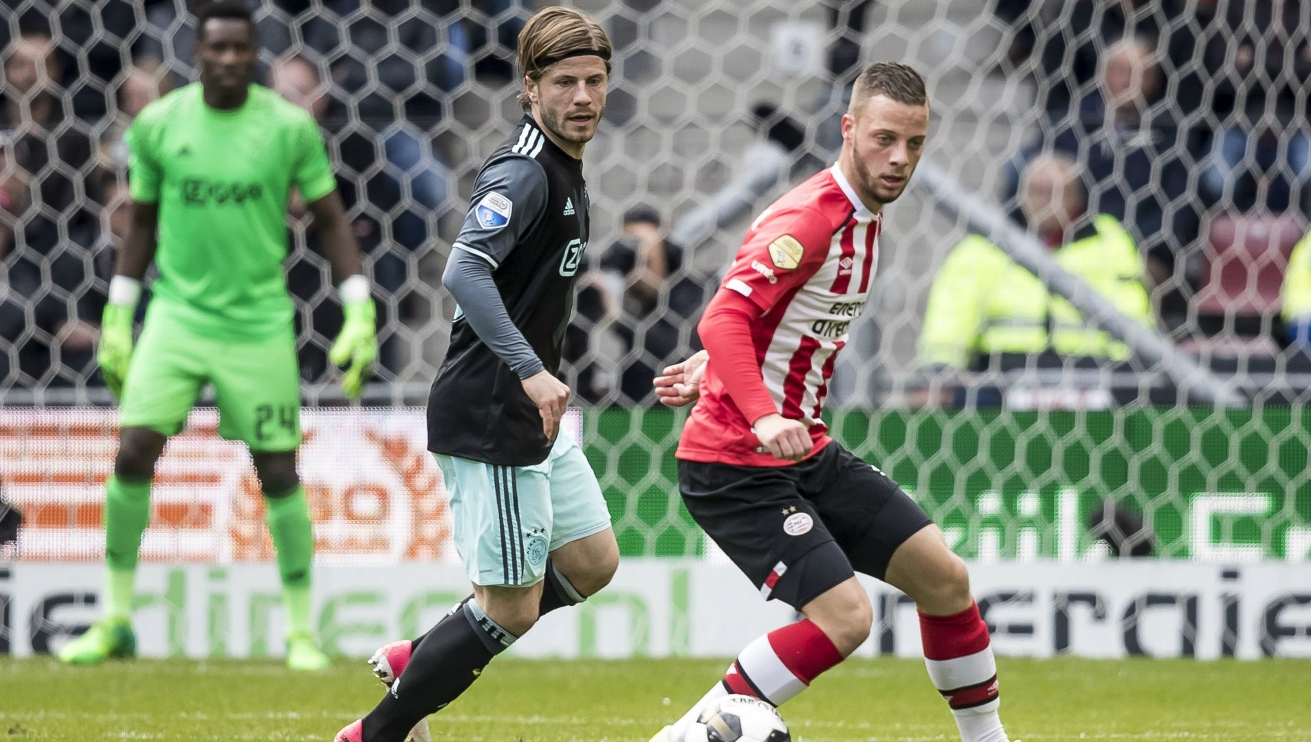 Bart Ramselaar, Lasse Schone, PSV - Ajax, Eredivisie, 04232017