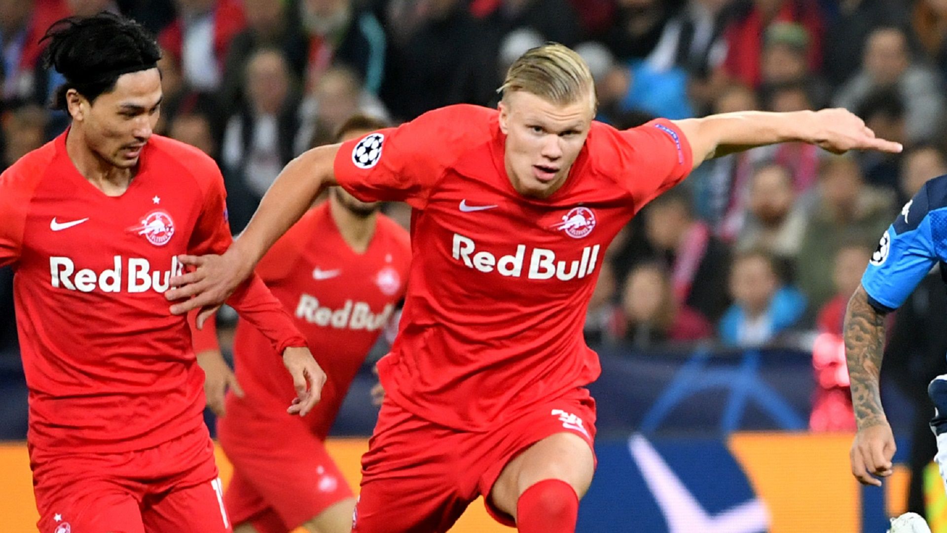 2020-01-01 Haland Haaland Minamino Salzburg