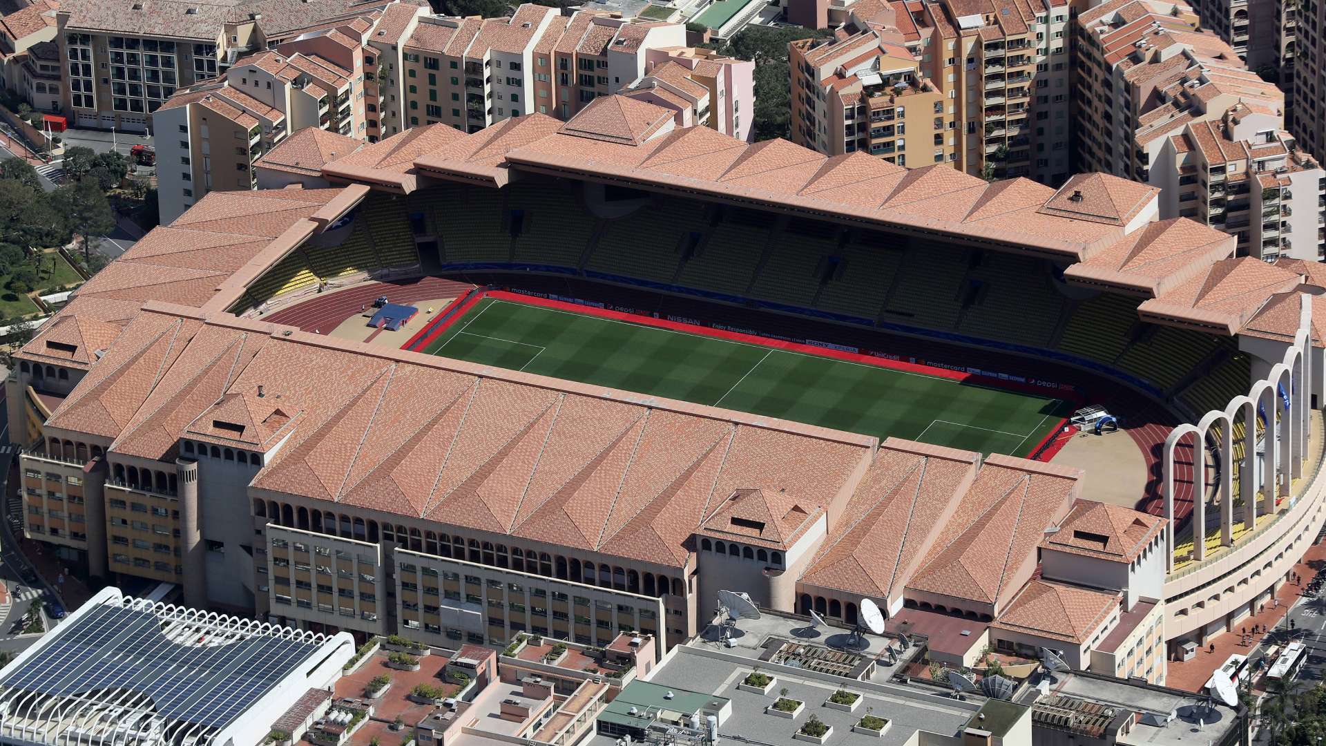 Stade Louis-II Monaco Vue aérienne