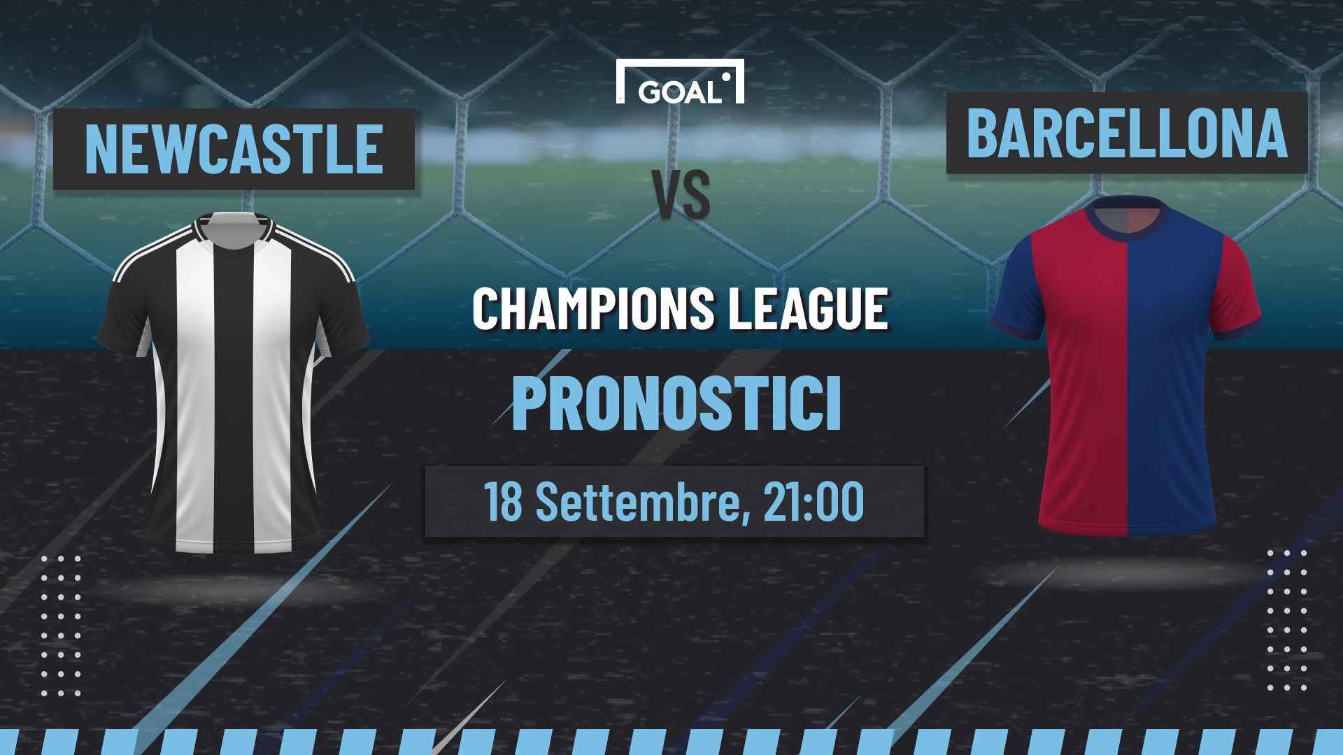 pronostici Newcastle - Barcelona