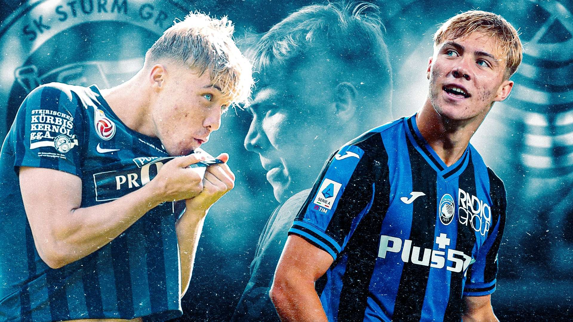 Hojlund Sturm Graz Atalanta GFX