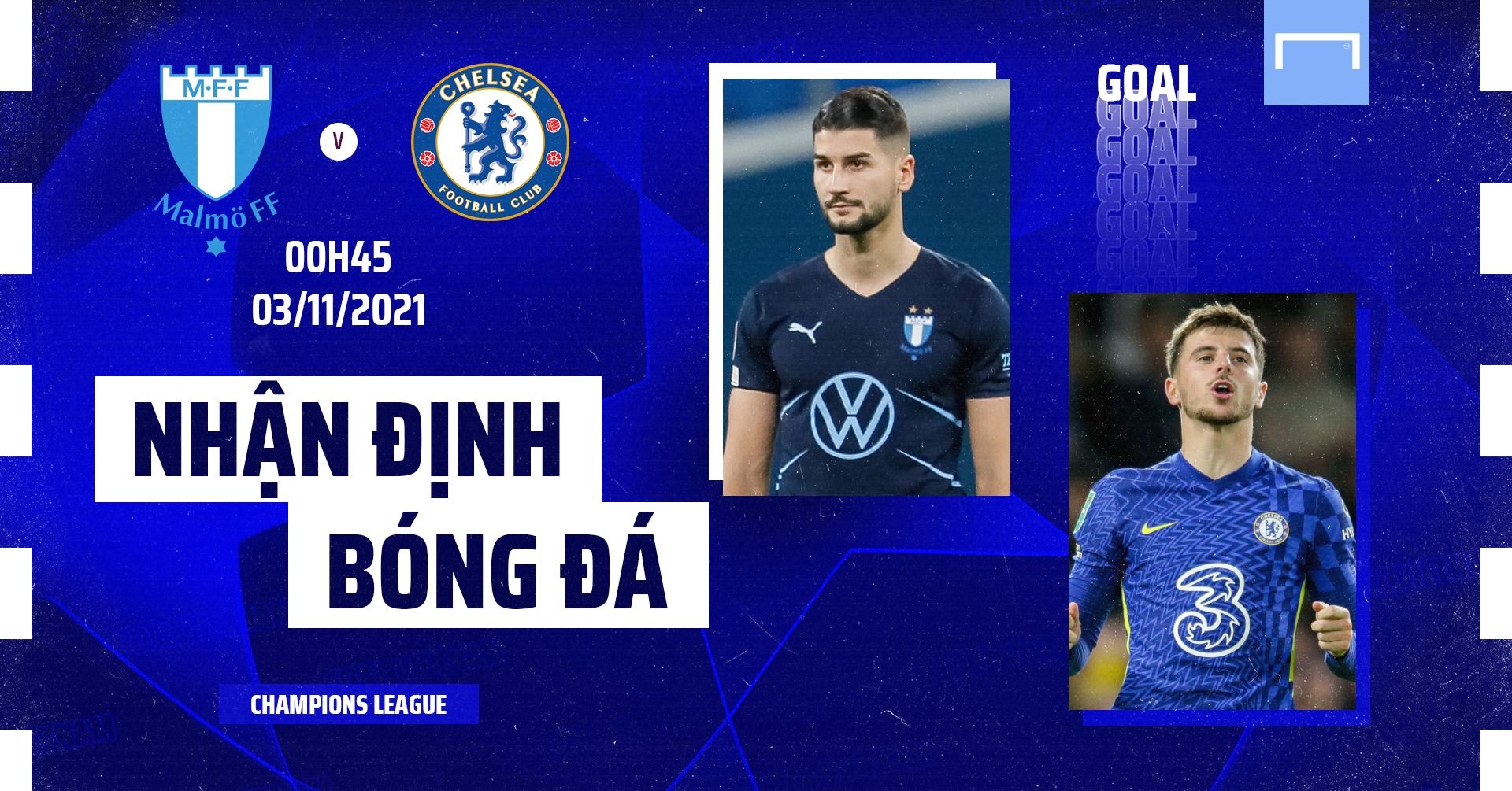 Preview Malmo vs Chelsea 2021/22 UEFA Champions League GFX
