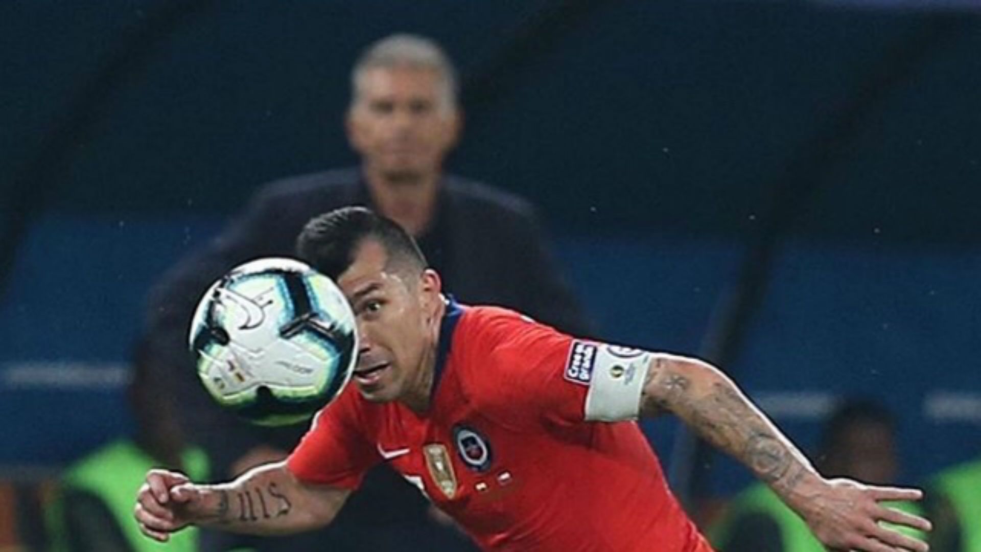 280619 Gary Medel Carlos Queiroz Colombia Chile