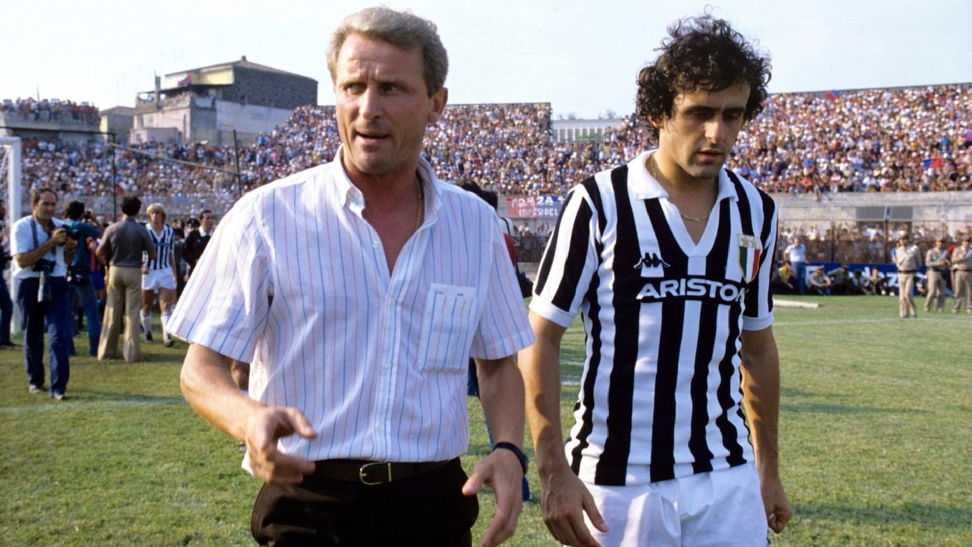 Giovanni Trapattoni Michel Platini Juventus Serie A