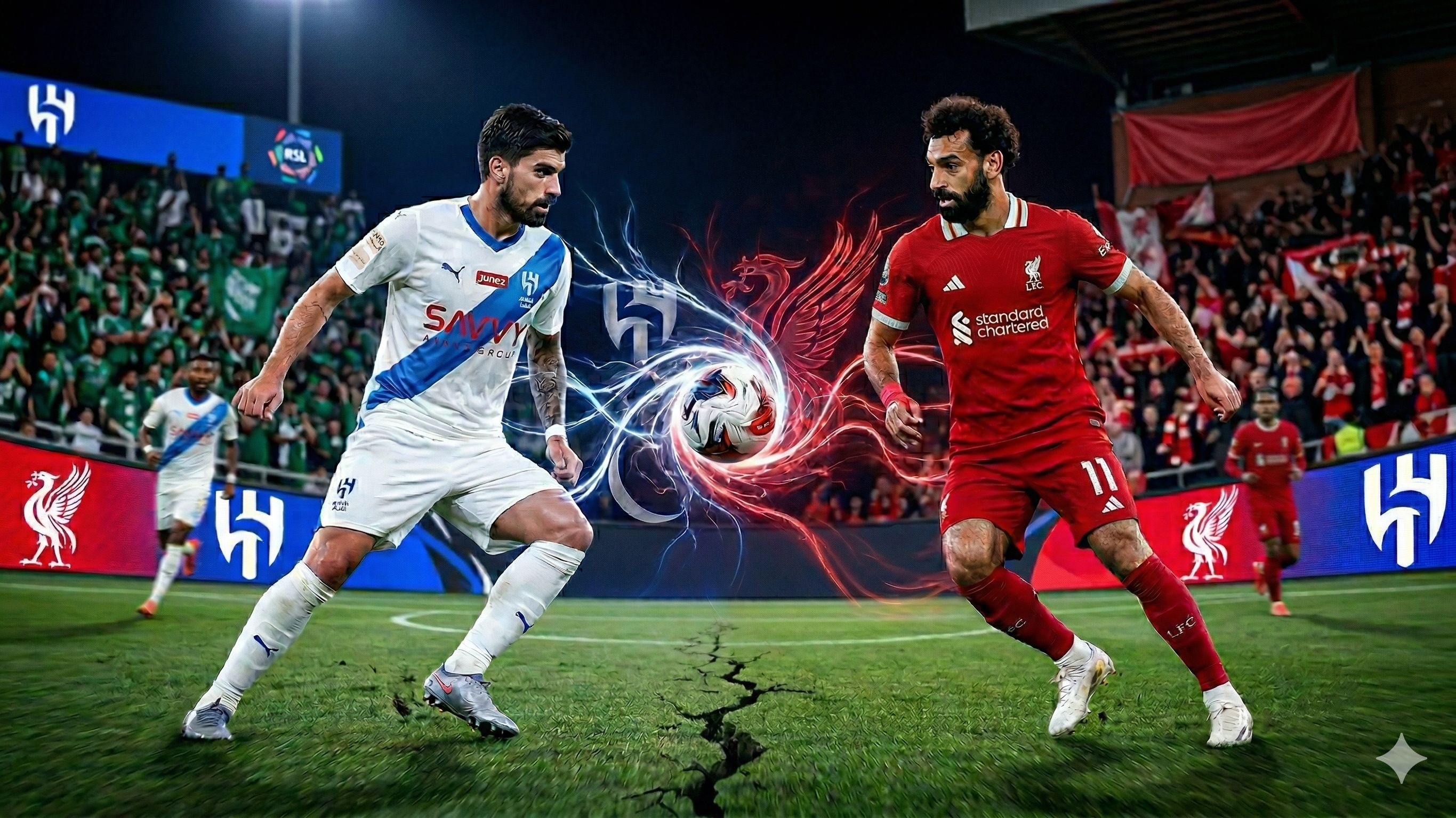 Ruben Neves Hilal Mohamed Salah Liverpool (Goal Only)