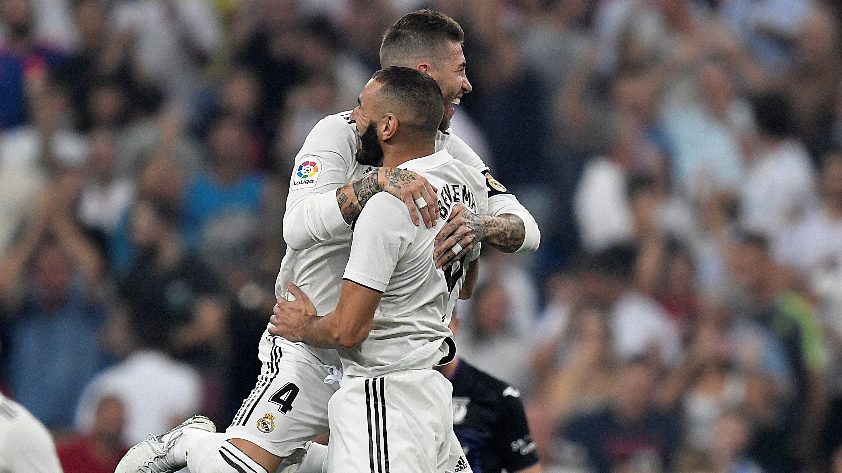 Sergio Ramos Karim Benzema Real Madrid Leganes LaLiga 01092018