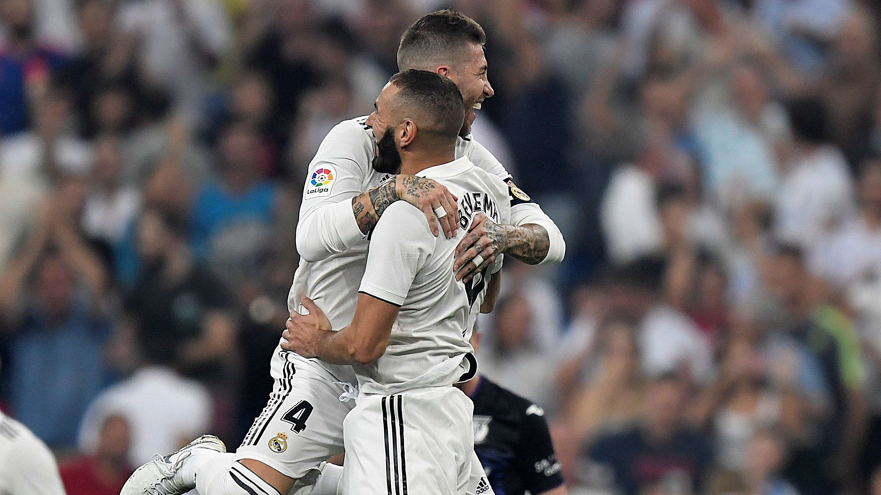 Sergio Ramos Karim Benzema Real Madrid Leganes LaLiga 01092018