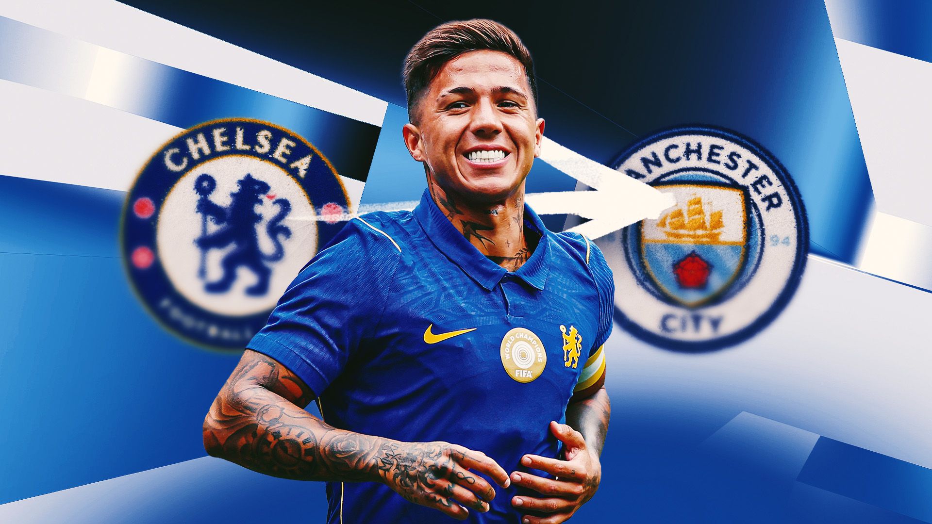 Enzo Fernandez Man City GFX