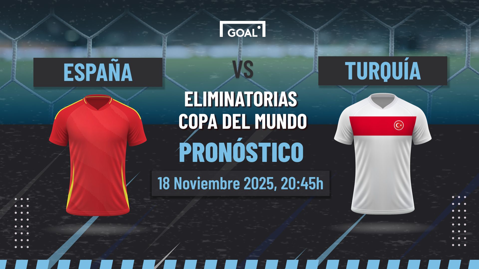España vs Turquía Pronóstico y Apuestas Eliminatorias Copa del Mundo | 18/11/25
