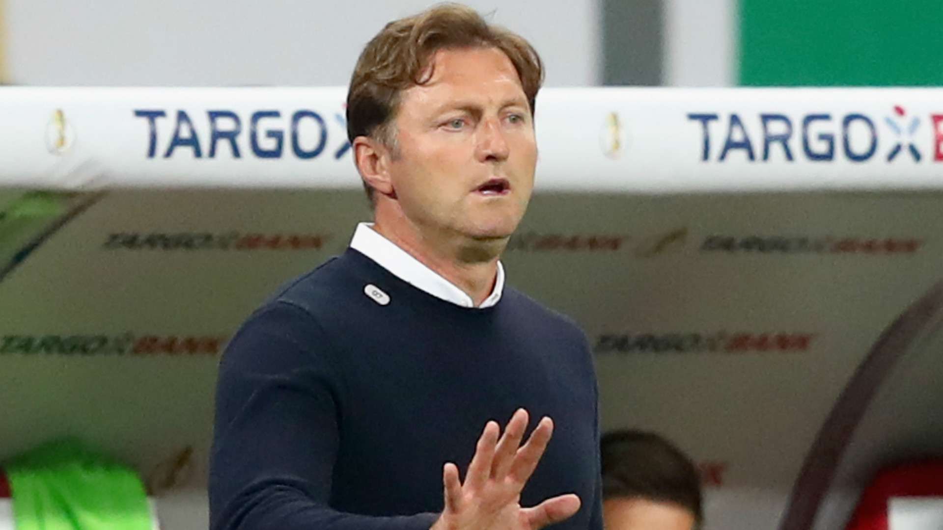 Ralph Hasenhüttl RB Leipzig DFB Pokal 25102017