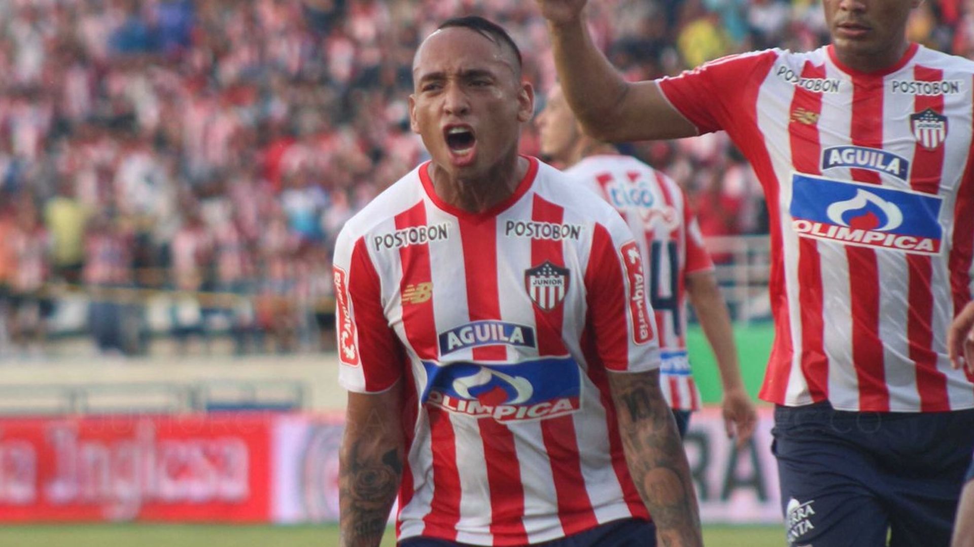 Jarlan Barrera Junior de Barranquilla Pasto Liga Aguila 2018