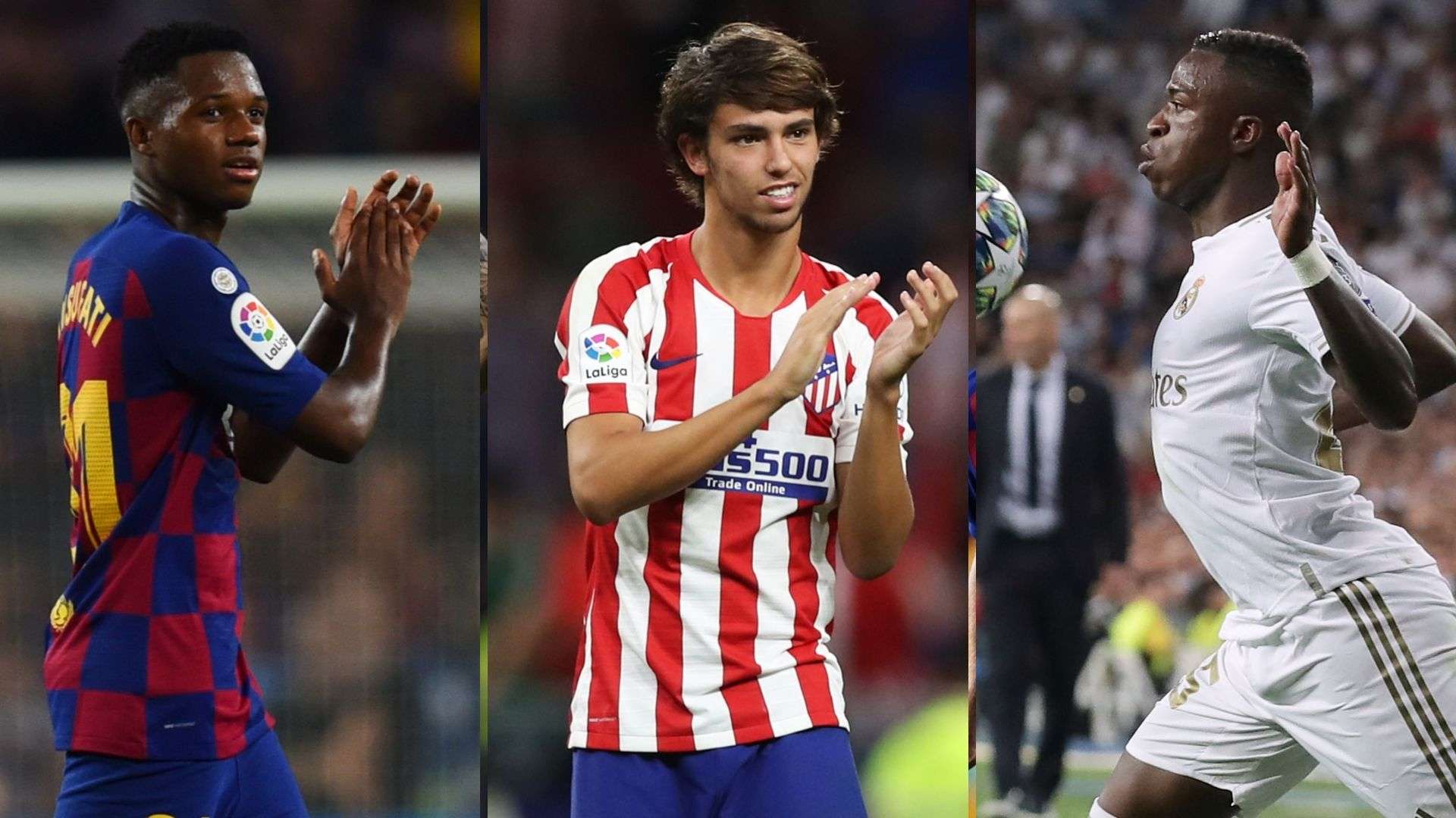 Ansu Fati, Joao Félix y Vinicius, Barcelona, Atlético de Madrid y Real Madrid