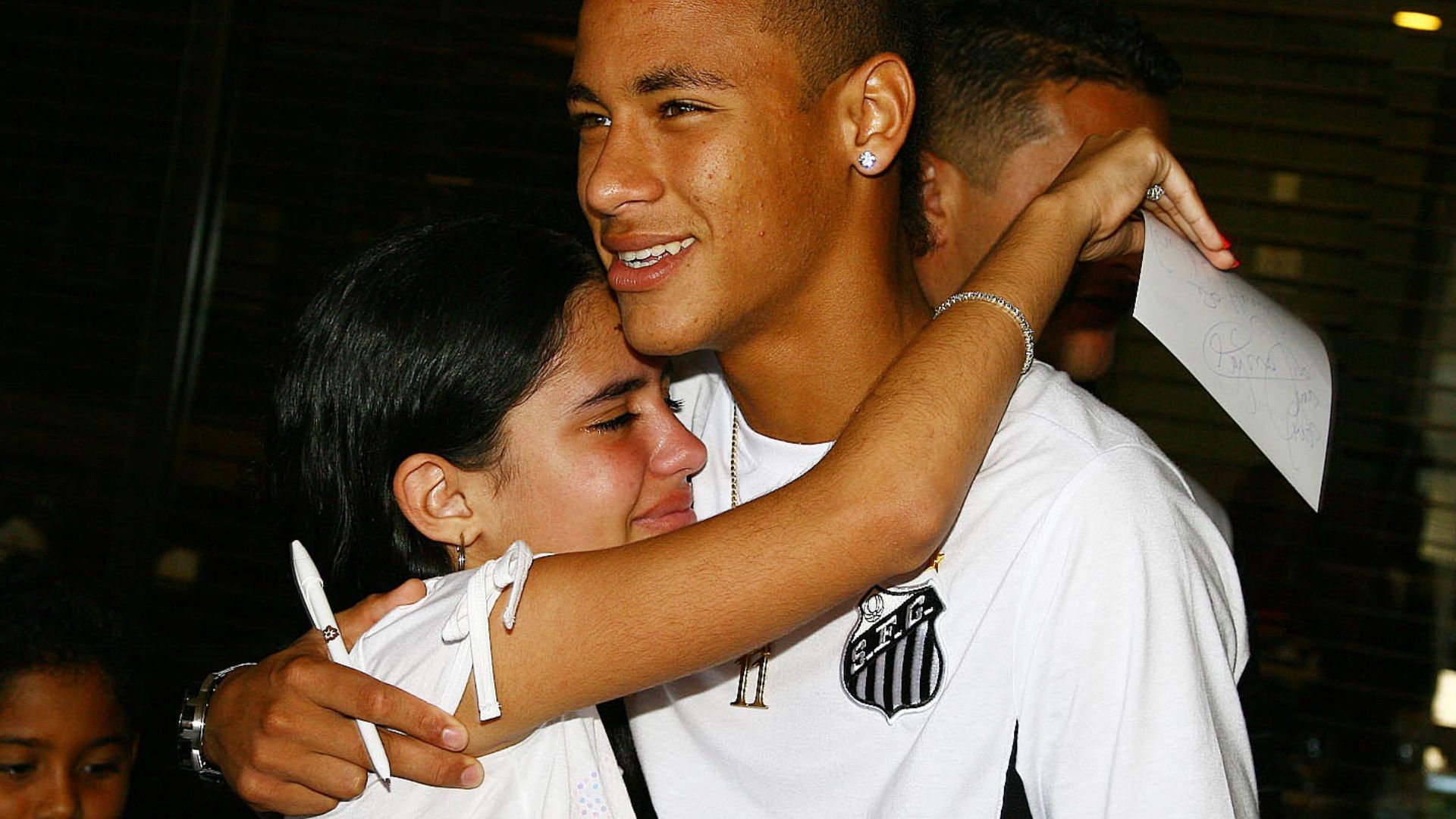 Neymar e fã do Santos, início de carreira