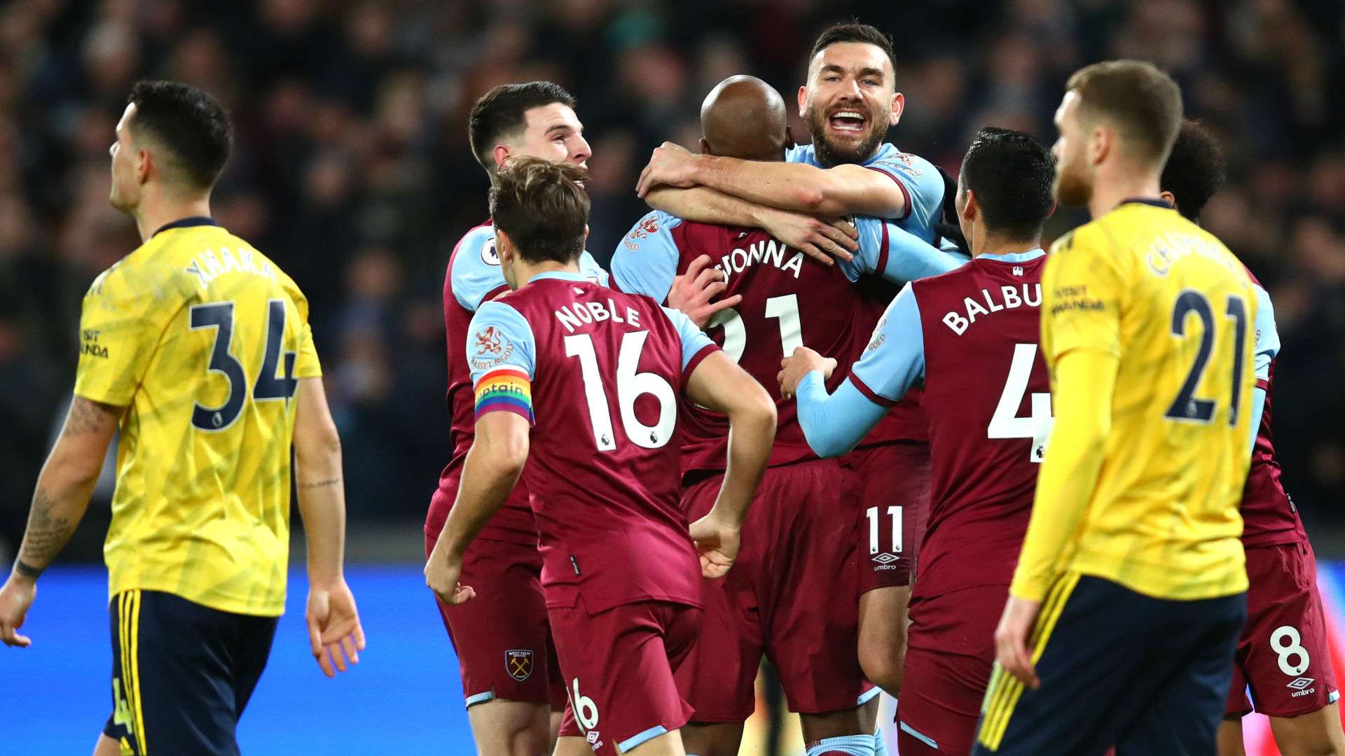 West Ham Arsenal 2019