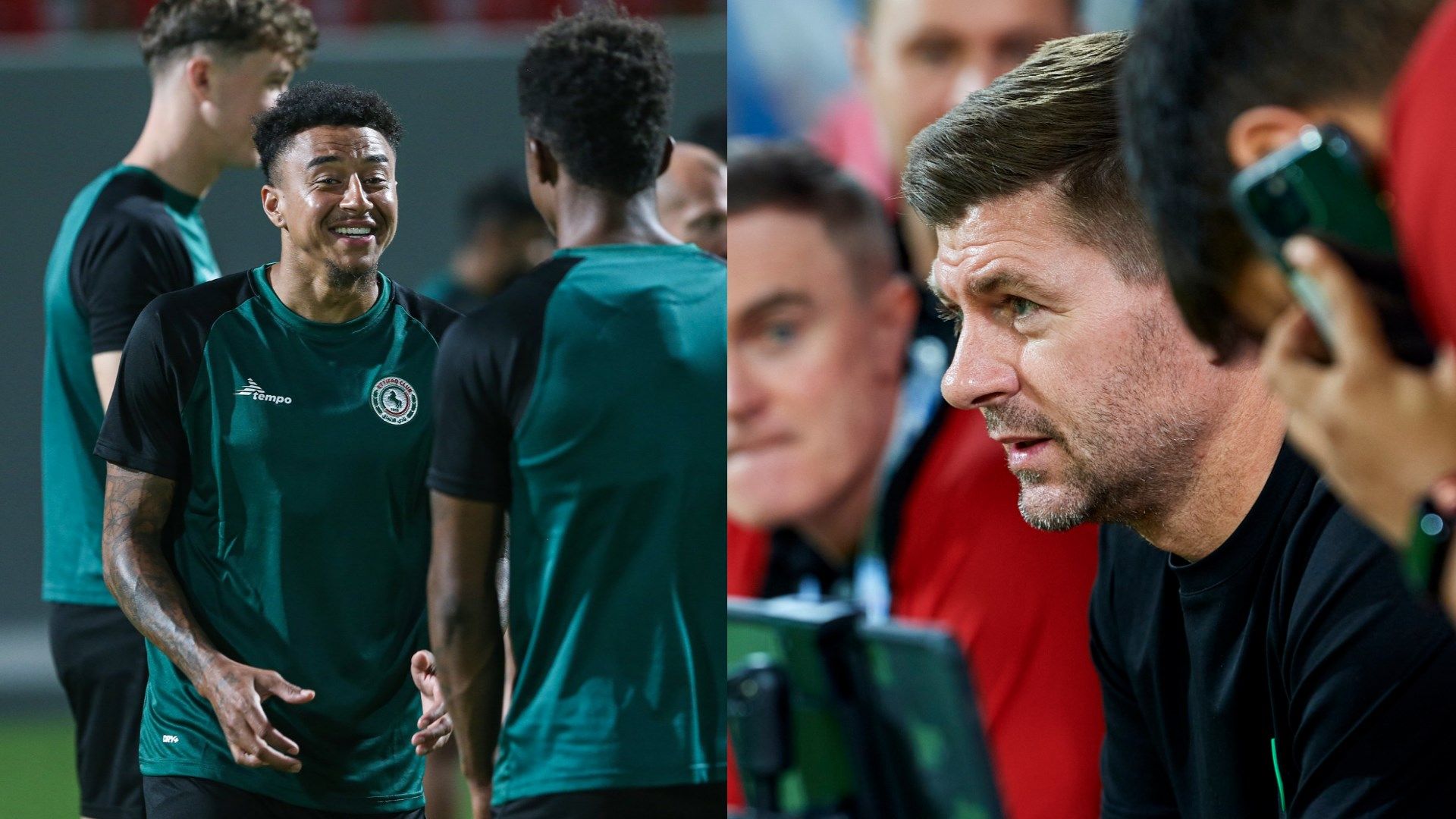 steven gerrard - jesse lingard - Ittifaq 2023