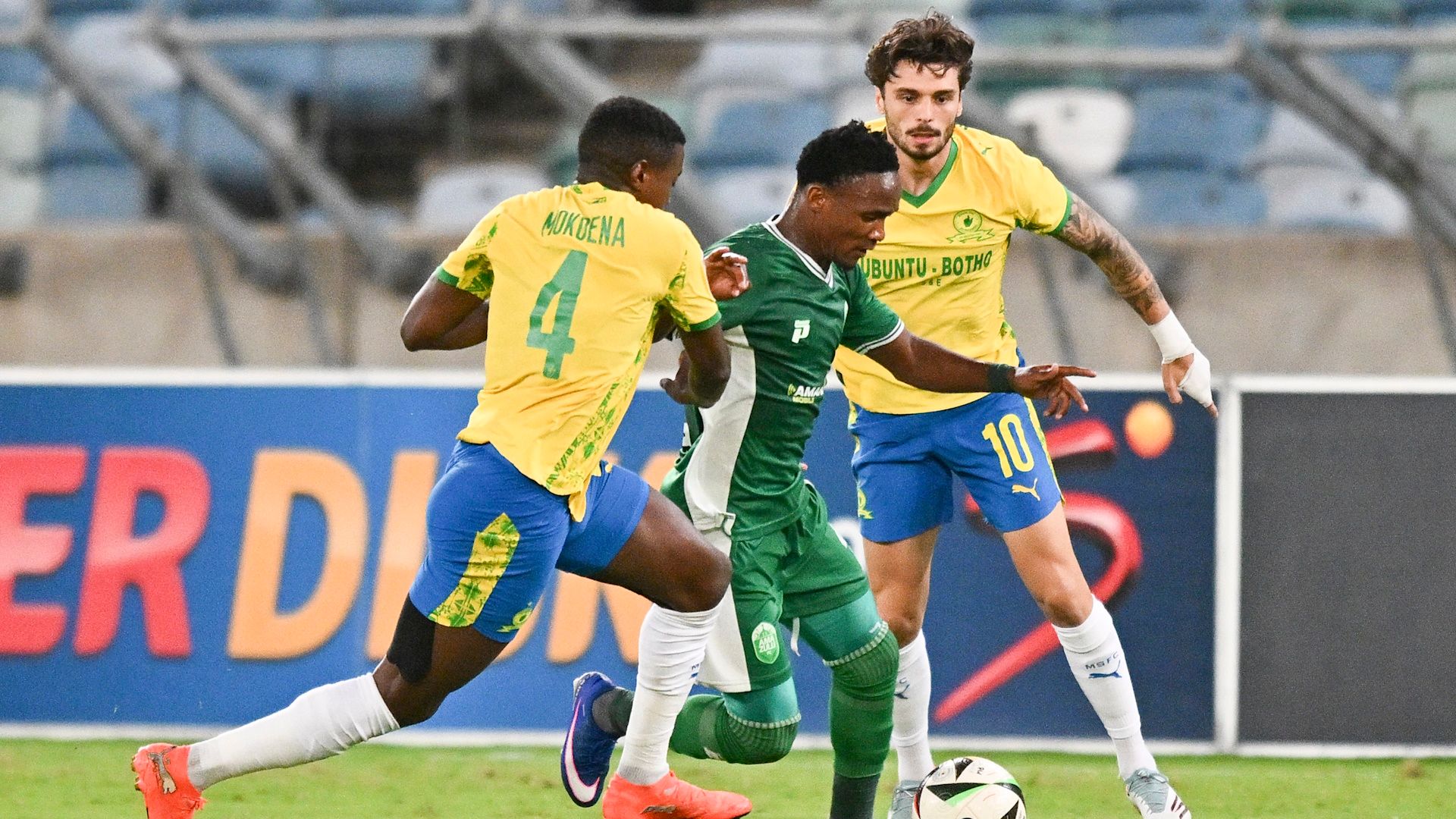 Teboho Mokoena, Athini Maqokolo, Nuno Santos, AmaZulu vs Mamelodi Sundowns, February 2026