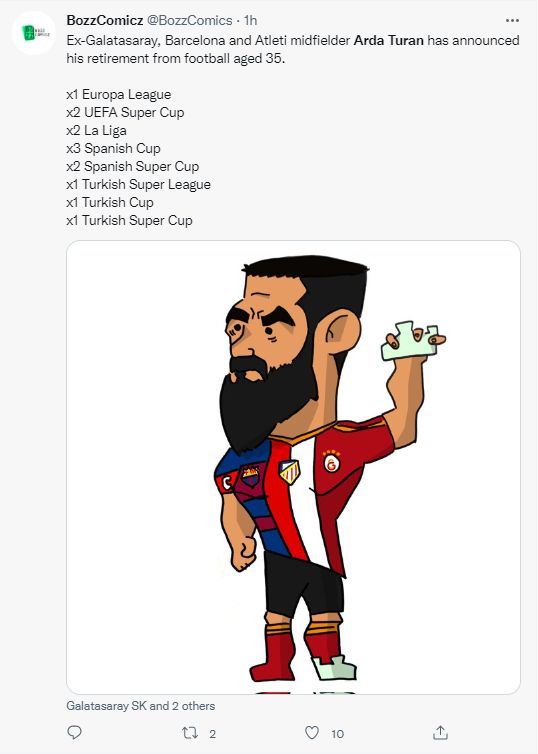 Arda Turan tweet