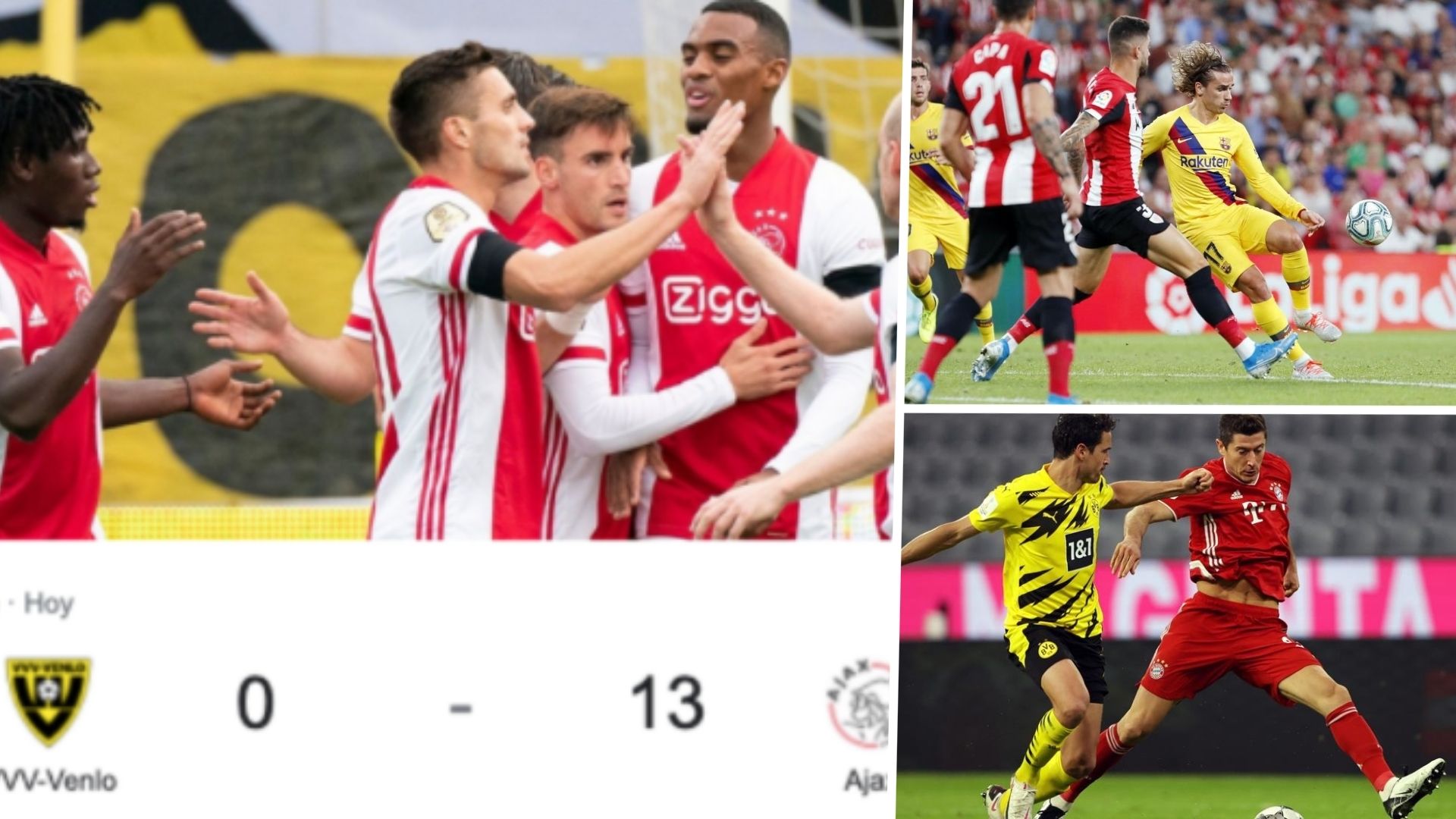 Goleadas más grandes ligas europeas