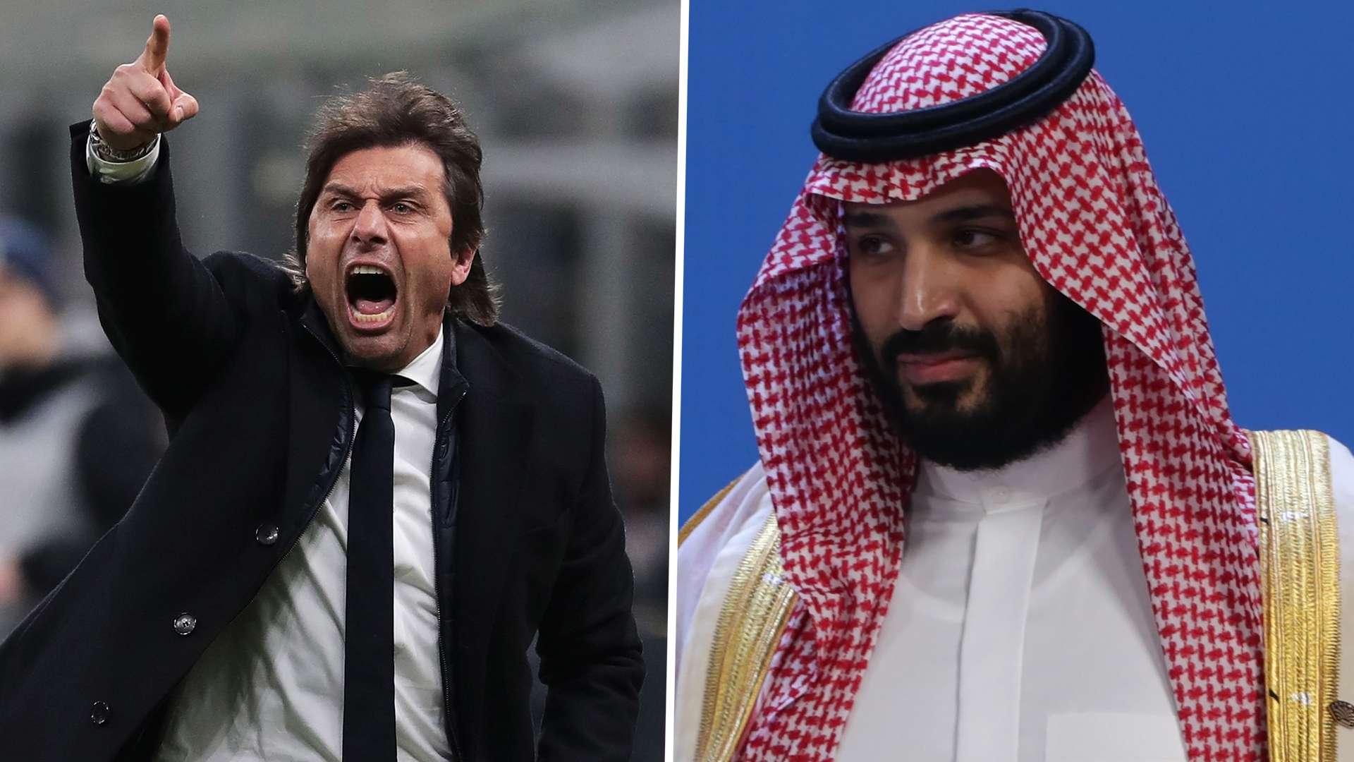 Antonio Conte and Bin Salman