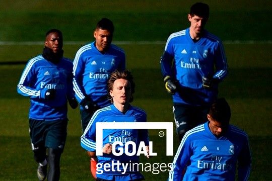 훈련 중인 레알 마드리드 선수단. 사진=게티이미지