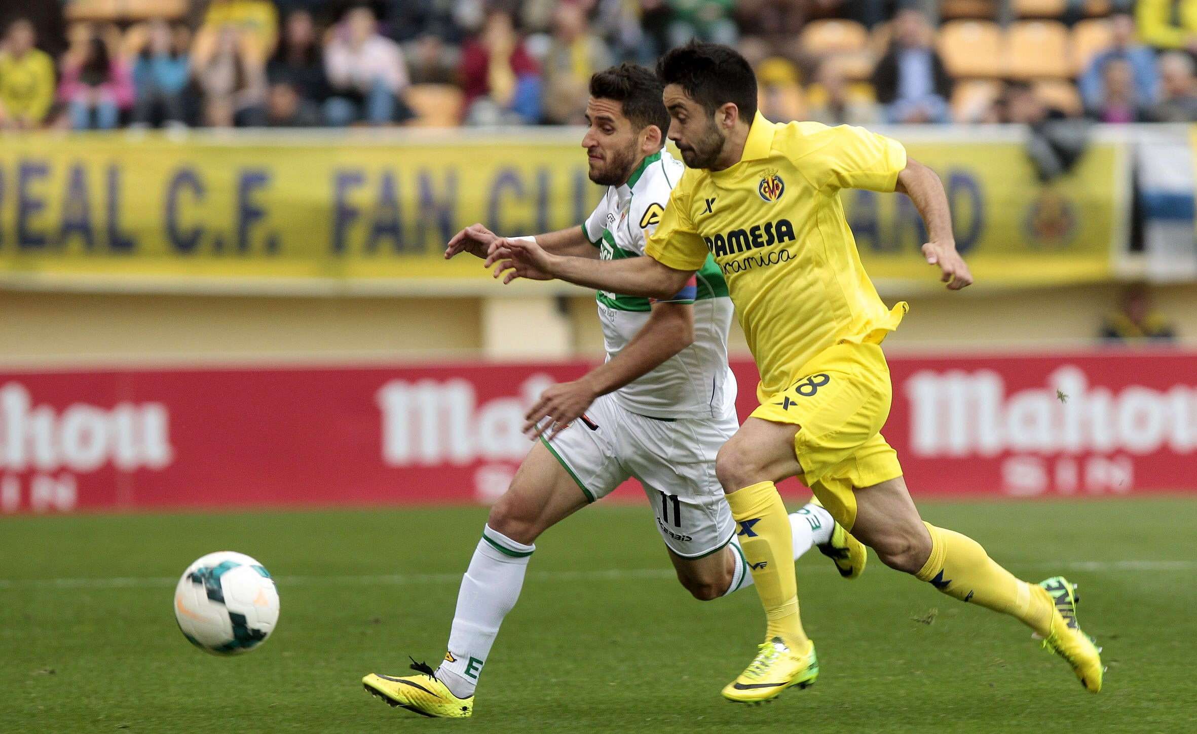 Jaume Costas Ferran Corominas Villarreal Elche La Liga 03302014