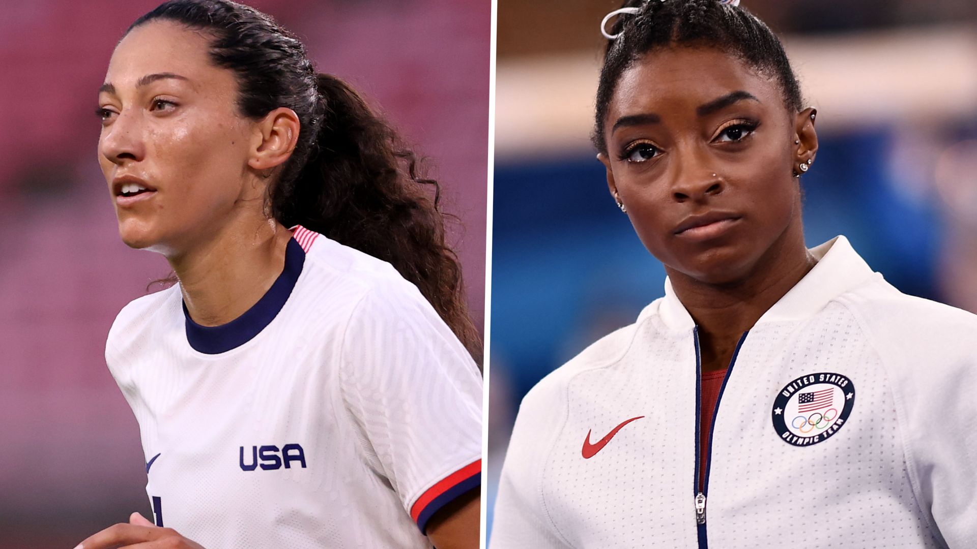 Christen Press Simone Biles