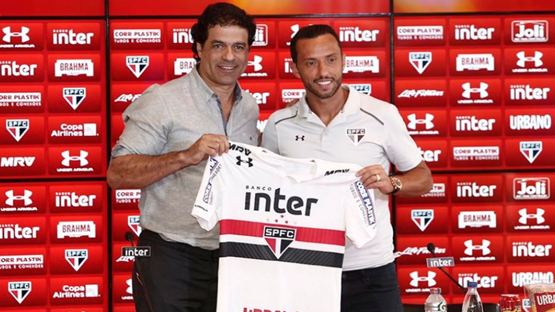 Raí e Nenê São Paulo apresentação 30 01 18