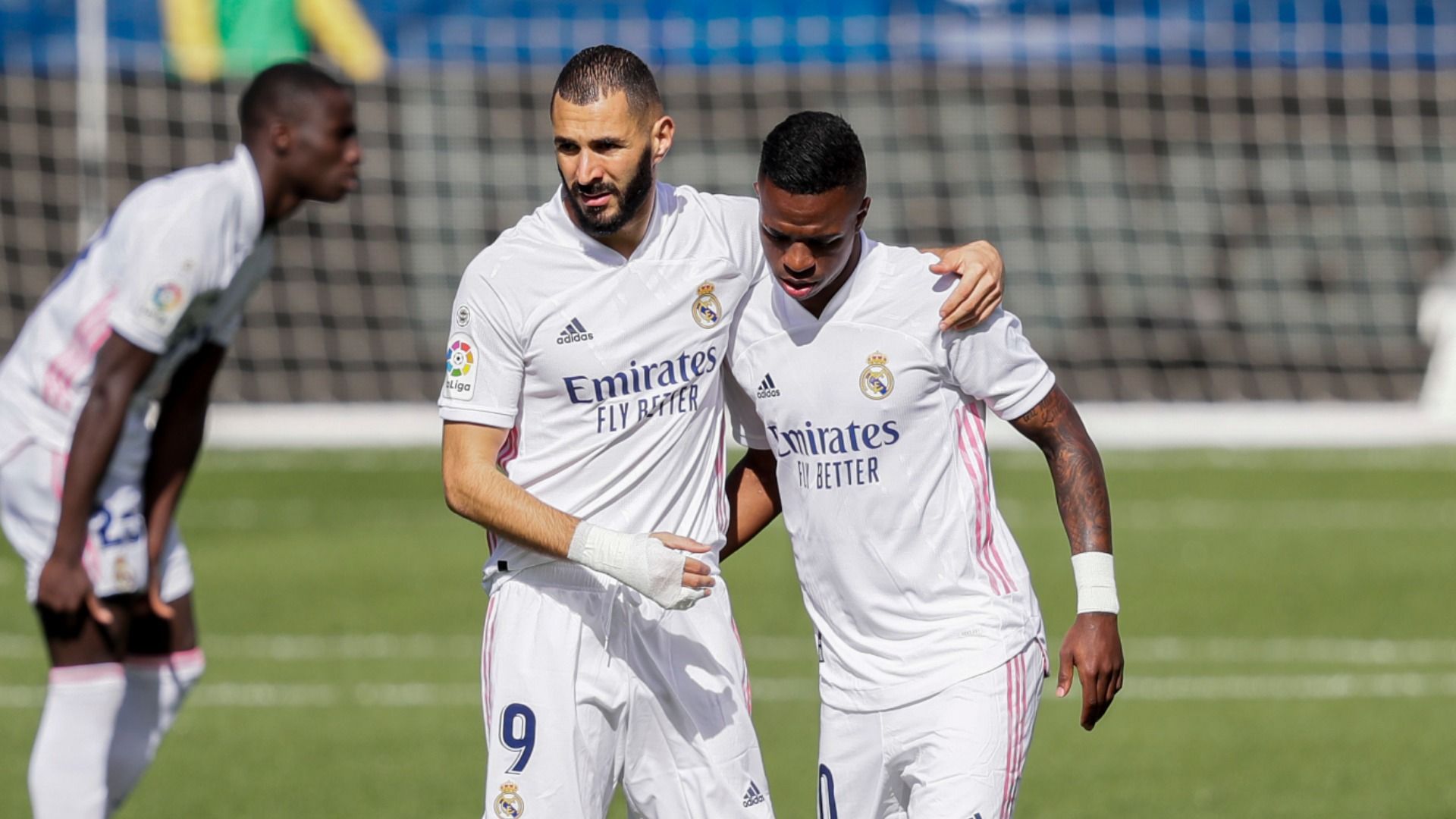 Karim Benzema and Vinicius Junior
