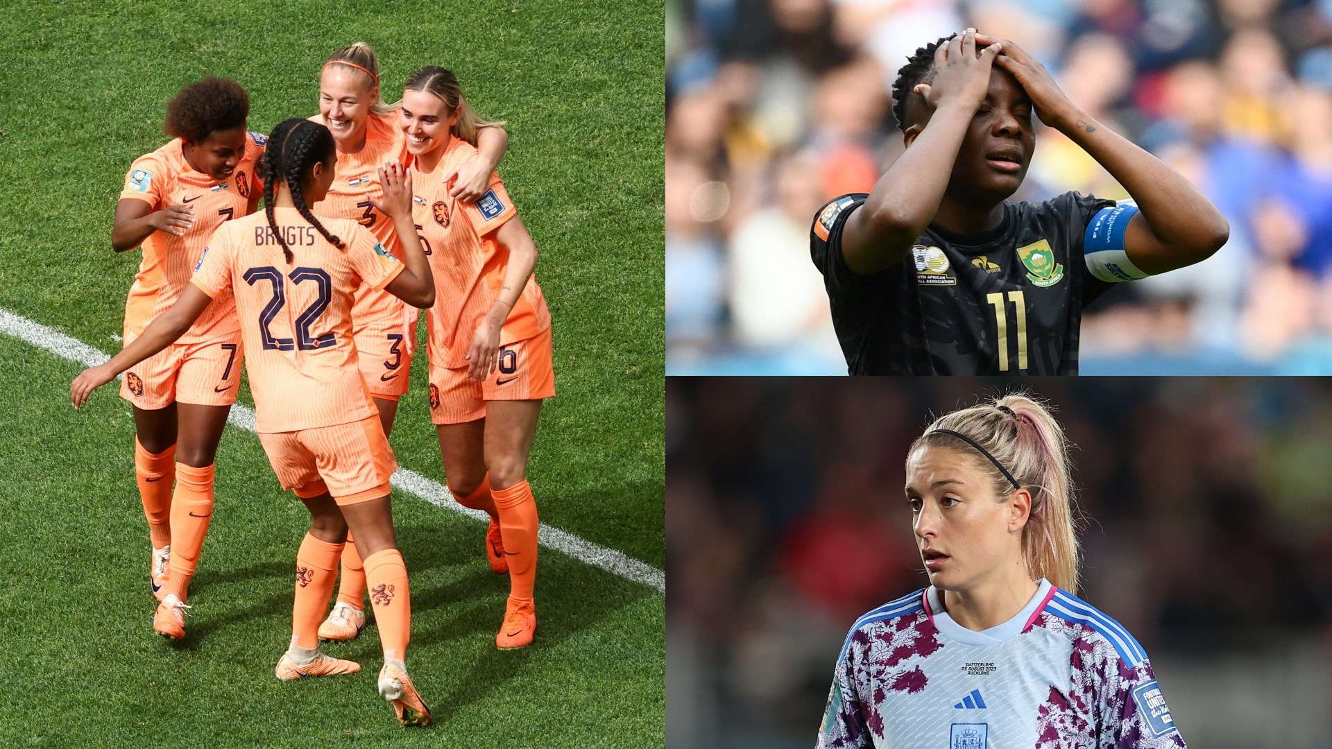 Netherlands South Africa Spain World Cup composite