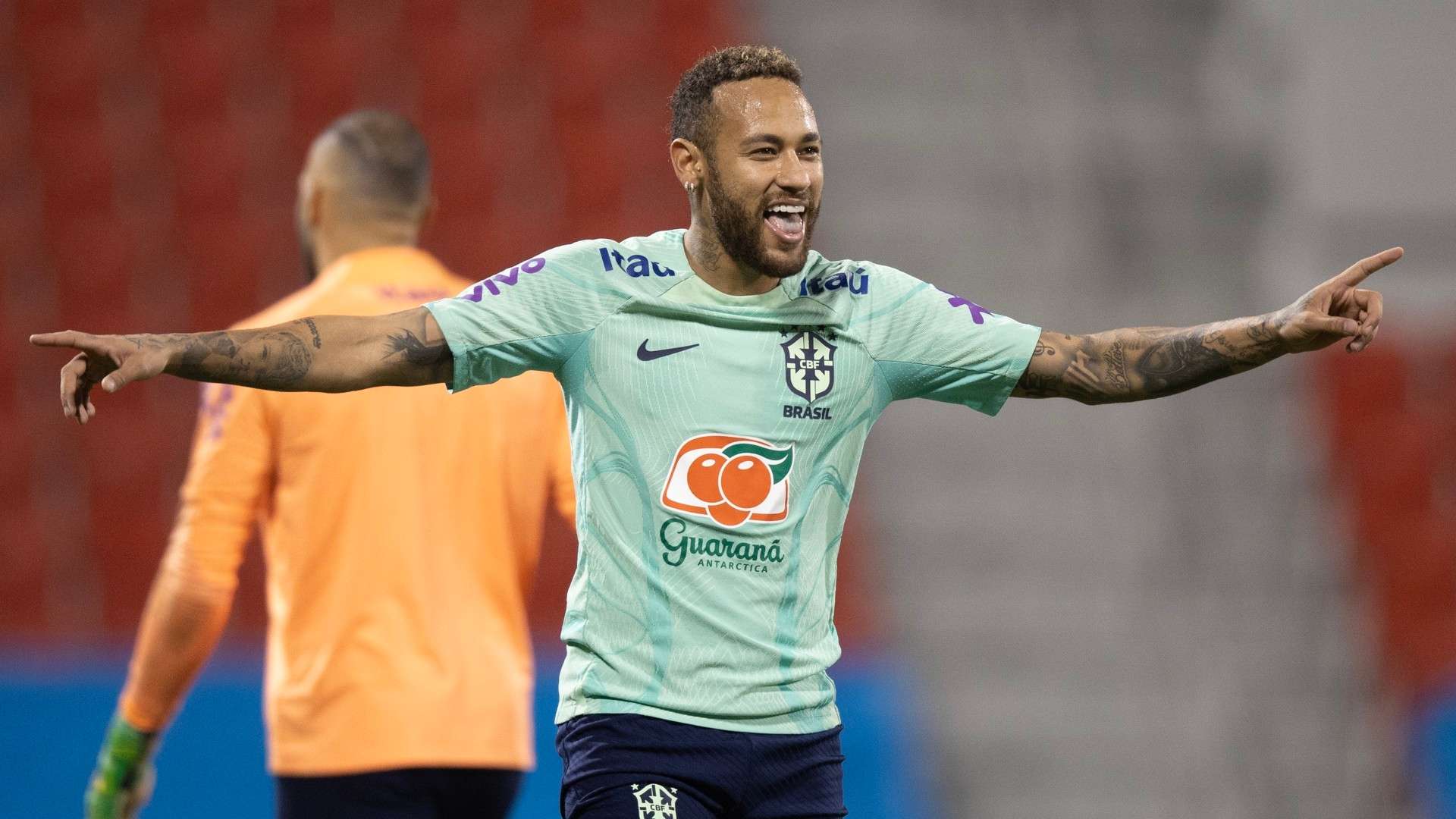 Neymar treina com o Brasil, 03/12, Copa do Mundo 2022