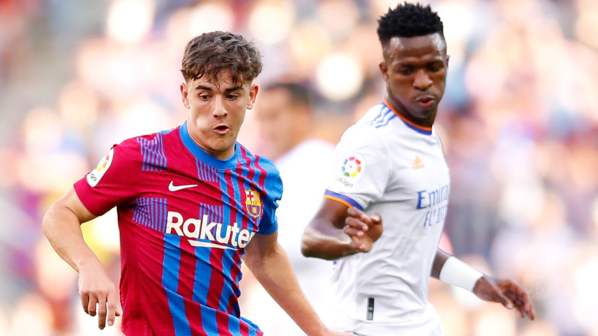 Gavi Barcelona Vinicius Jr Real Madrid 2021-22