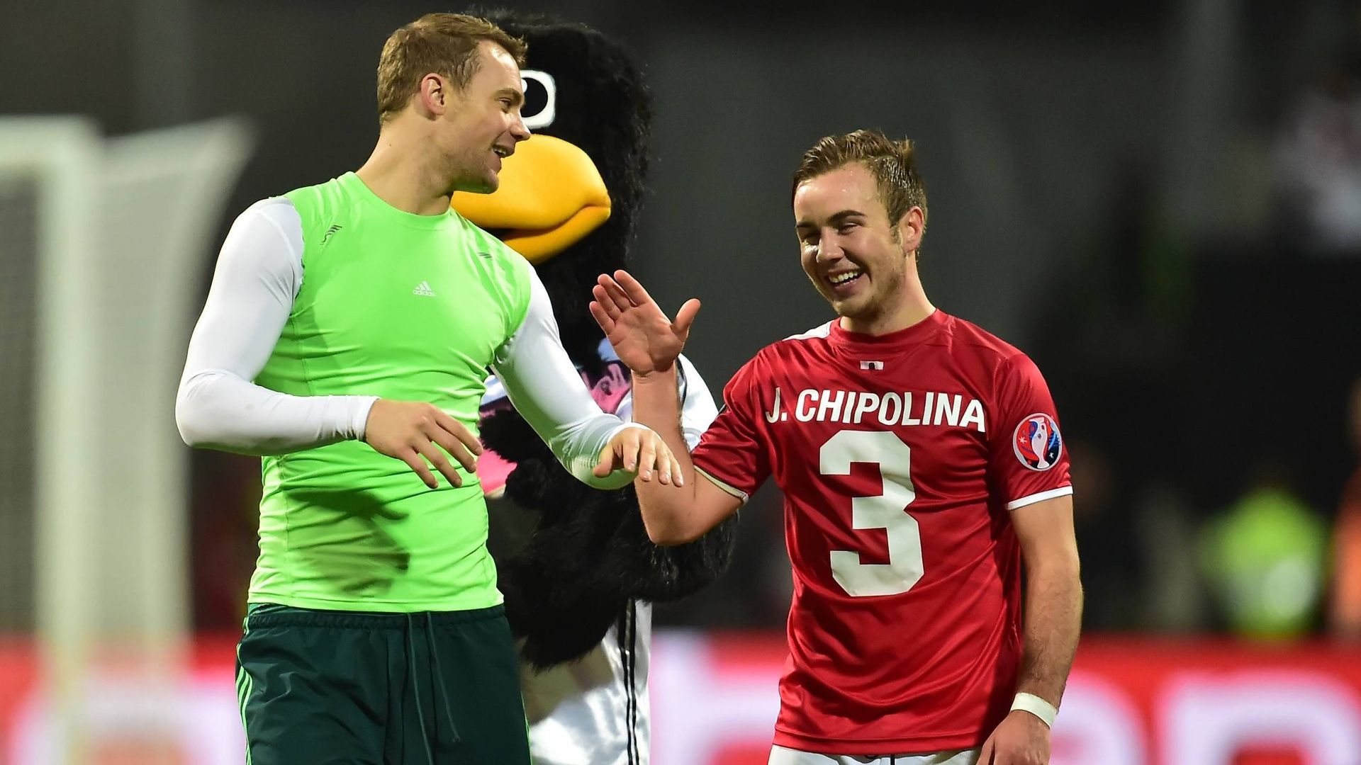 ONLY GERMANY Manuel Neuer Mario Gotze 2014