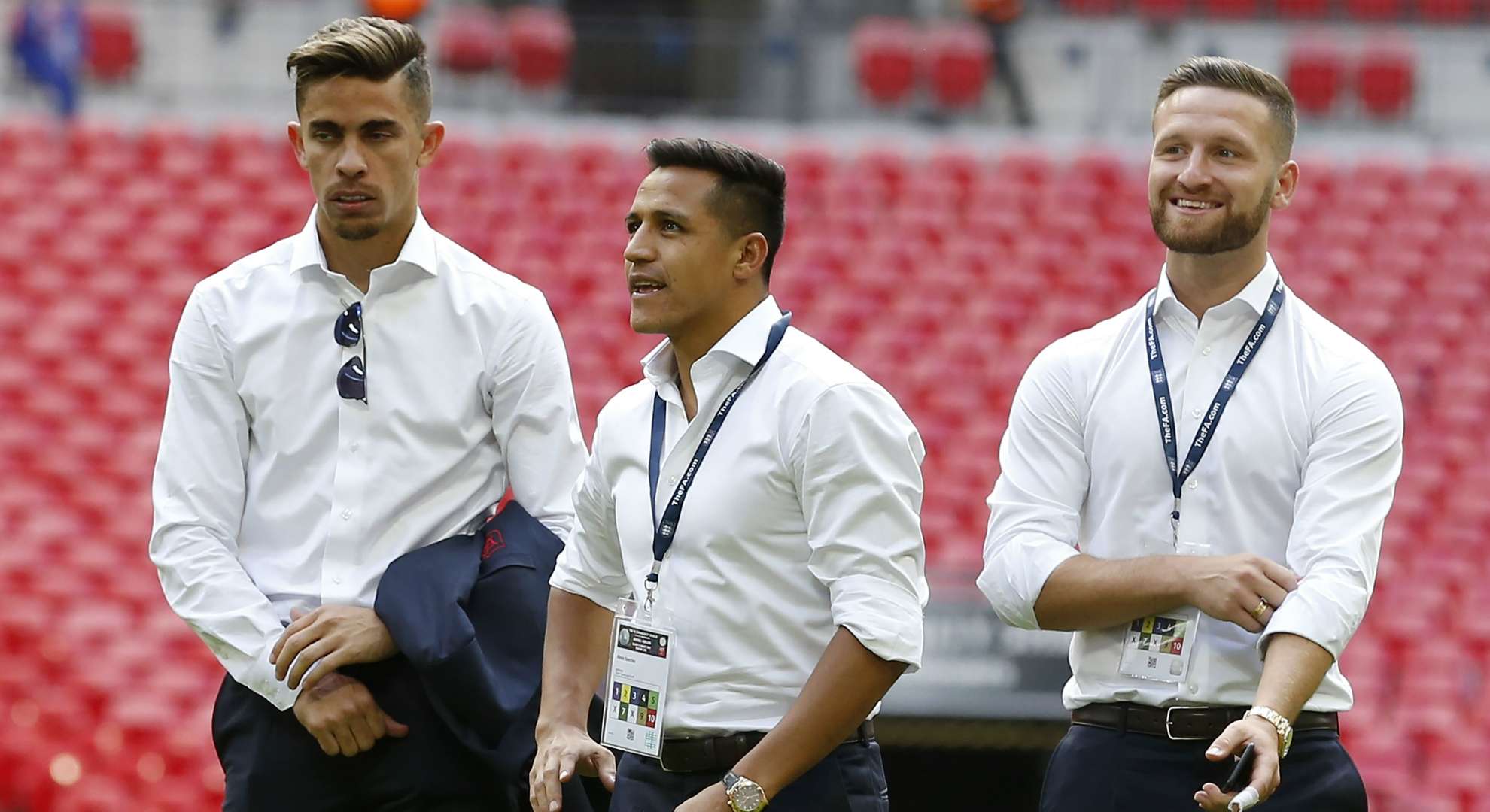 Alexis Sanchez Paulista Shkodran Mustafi Arsenal Chelsea Community Shield