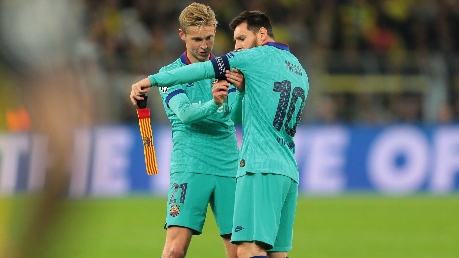 ONLY GERMANY Frenkie de Jong Lionel Messi Barcelona 2019