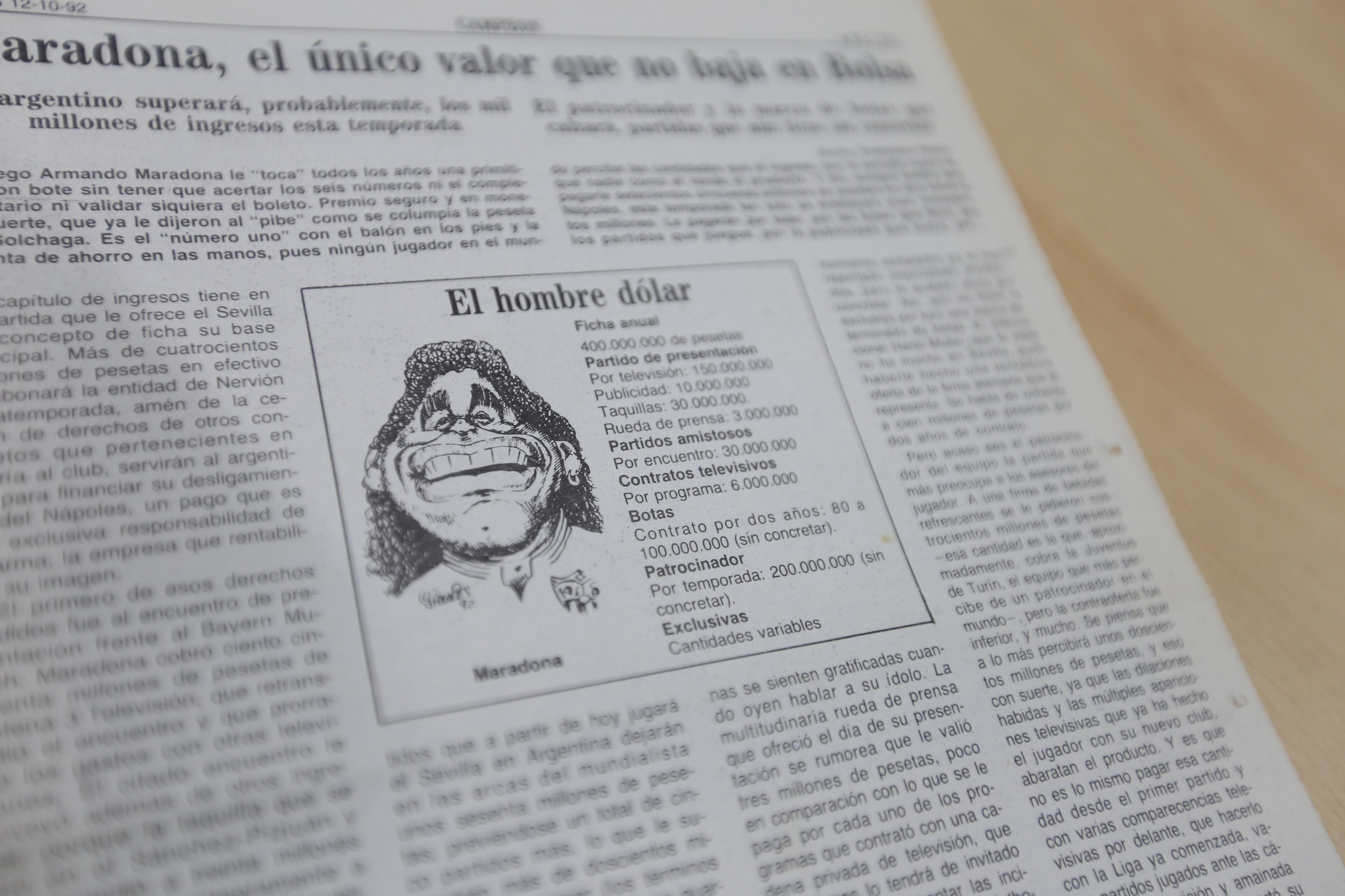 Reportaje Maradona Sevilla FC