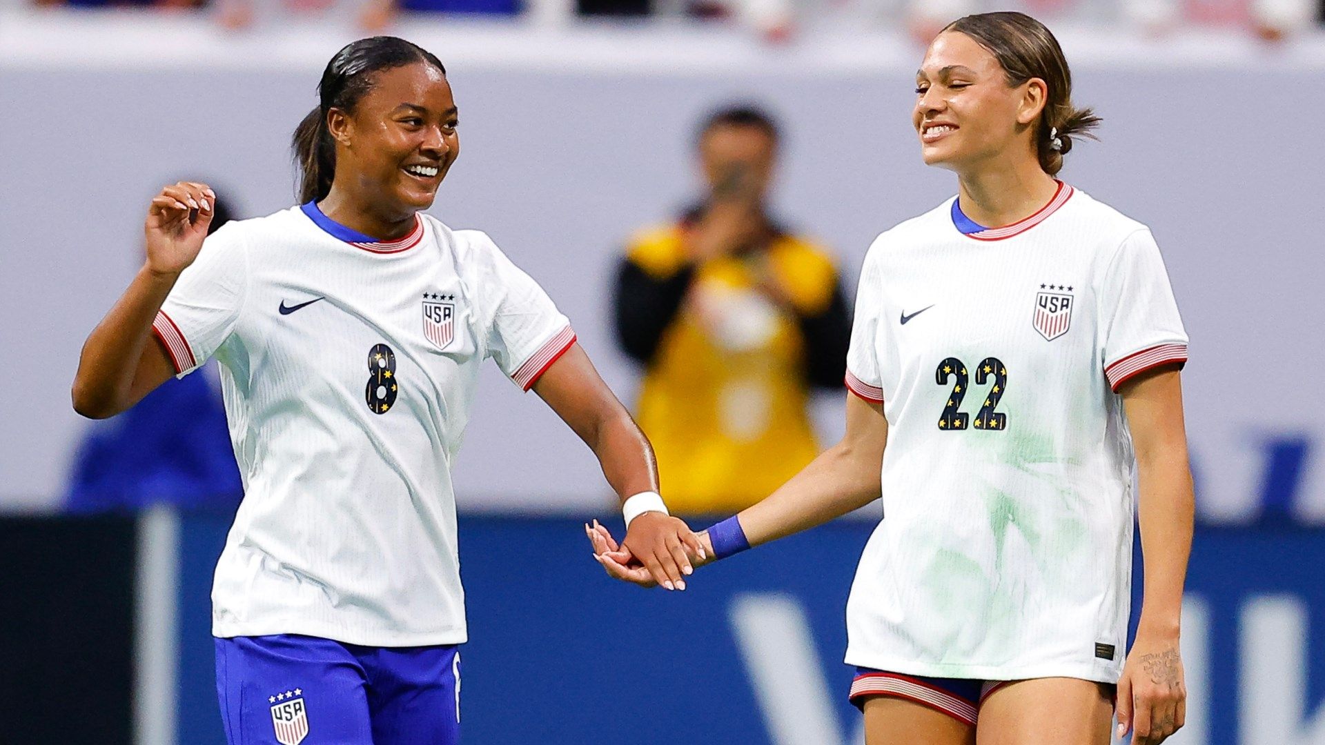 Jaedyn Shaw Trinity Rodman USWNT 2024