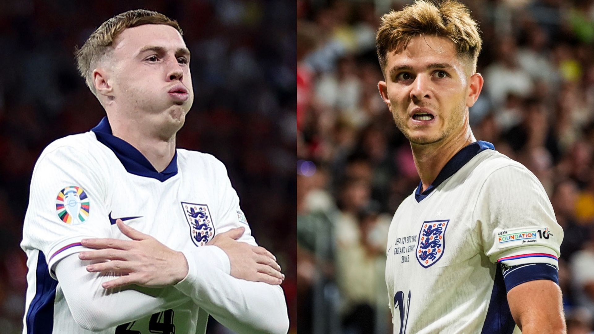 Cole Palmer James McAtee England