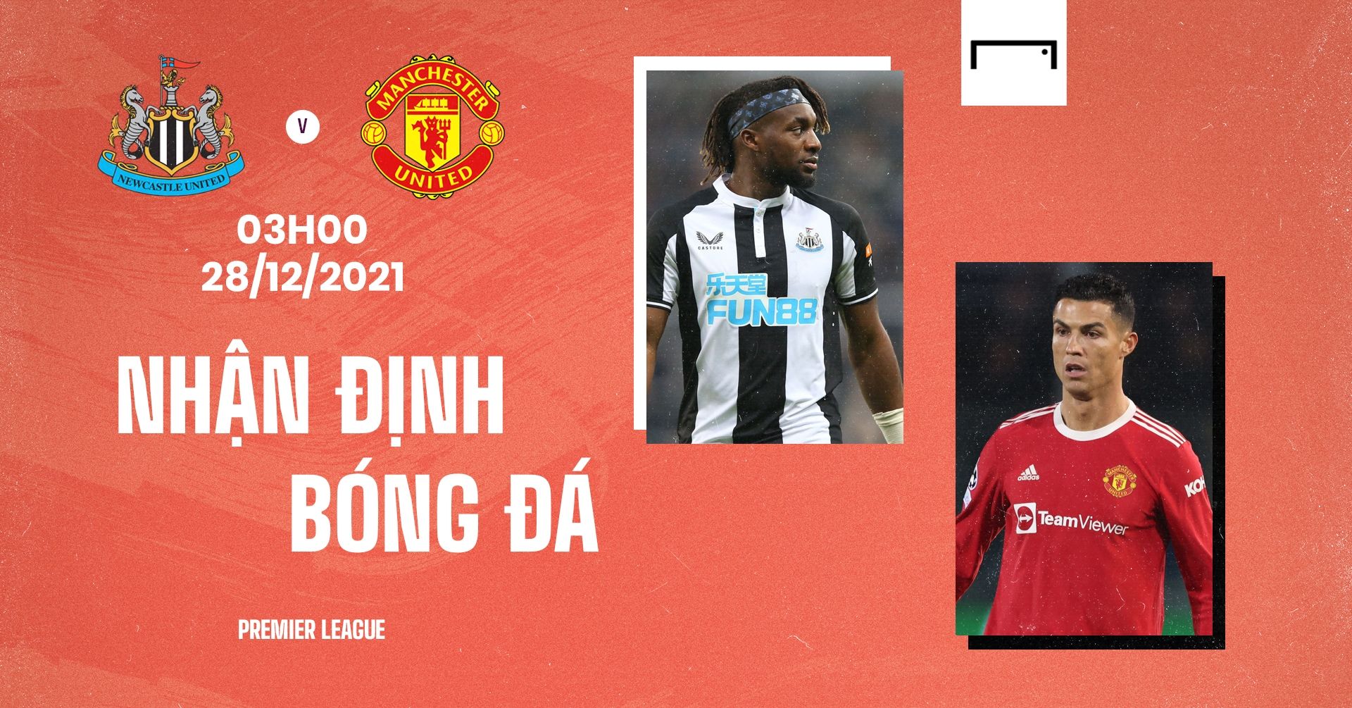 Preview Newcastle United vs Manchester United Premier League 2021/22 GFX